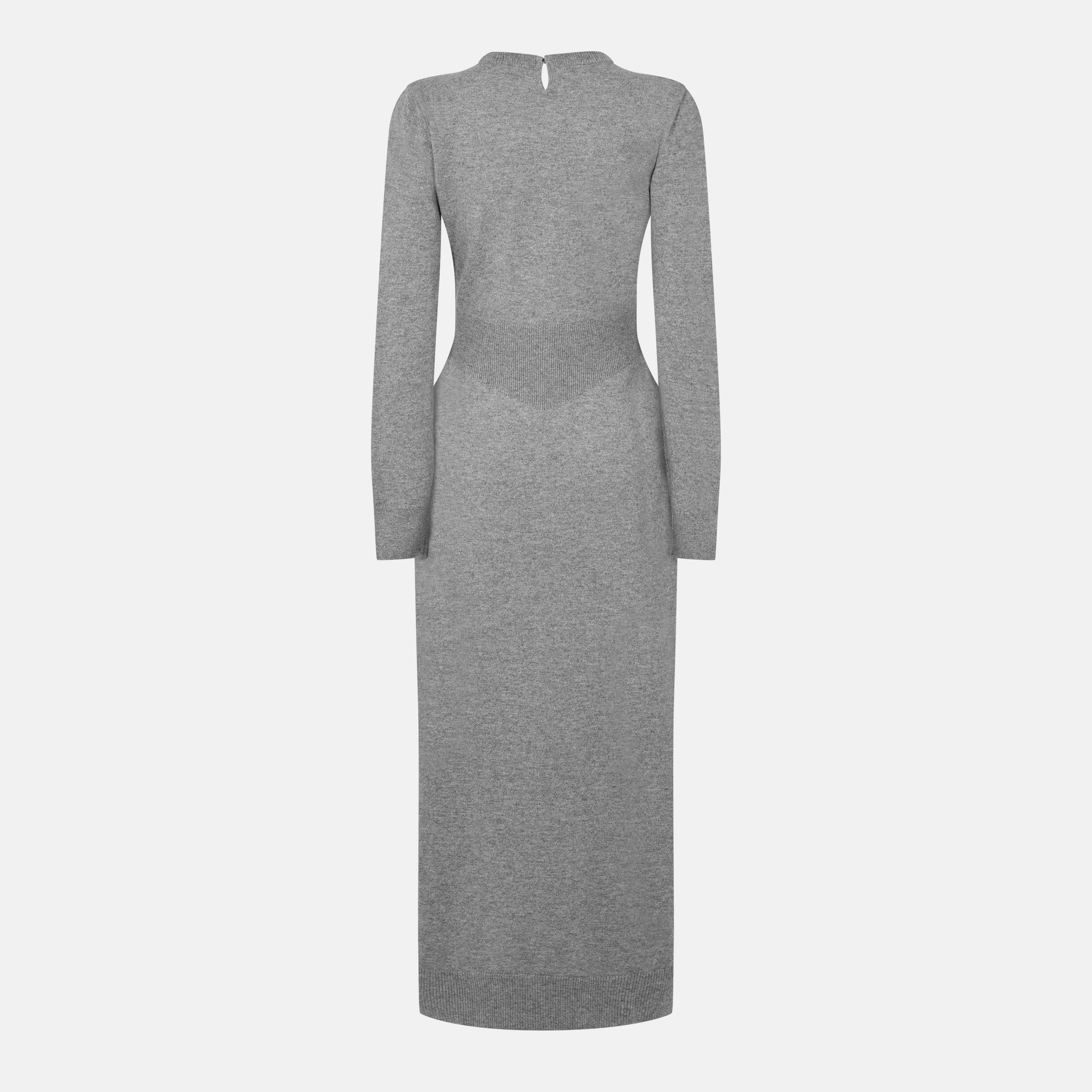 Medium Grey - GIVENCHY - Cashmere Midi Jumper Dress - 2