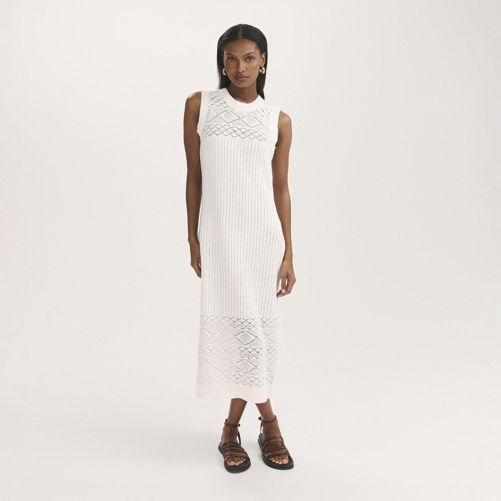 Cream - Finery - Women's Ravi Knitted Jumper Dress - 2