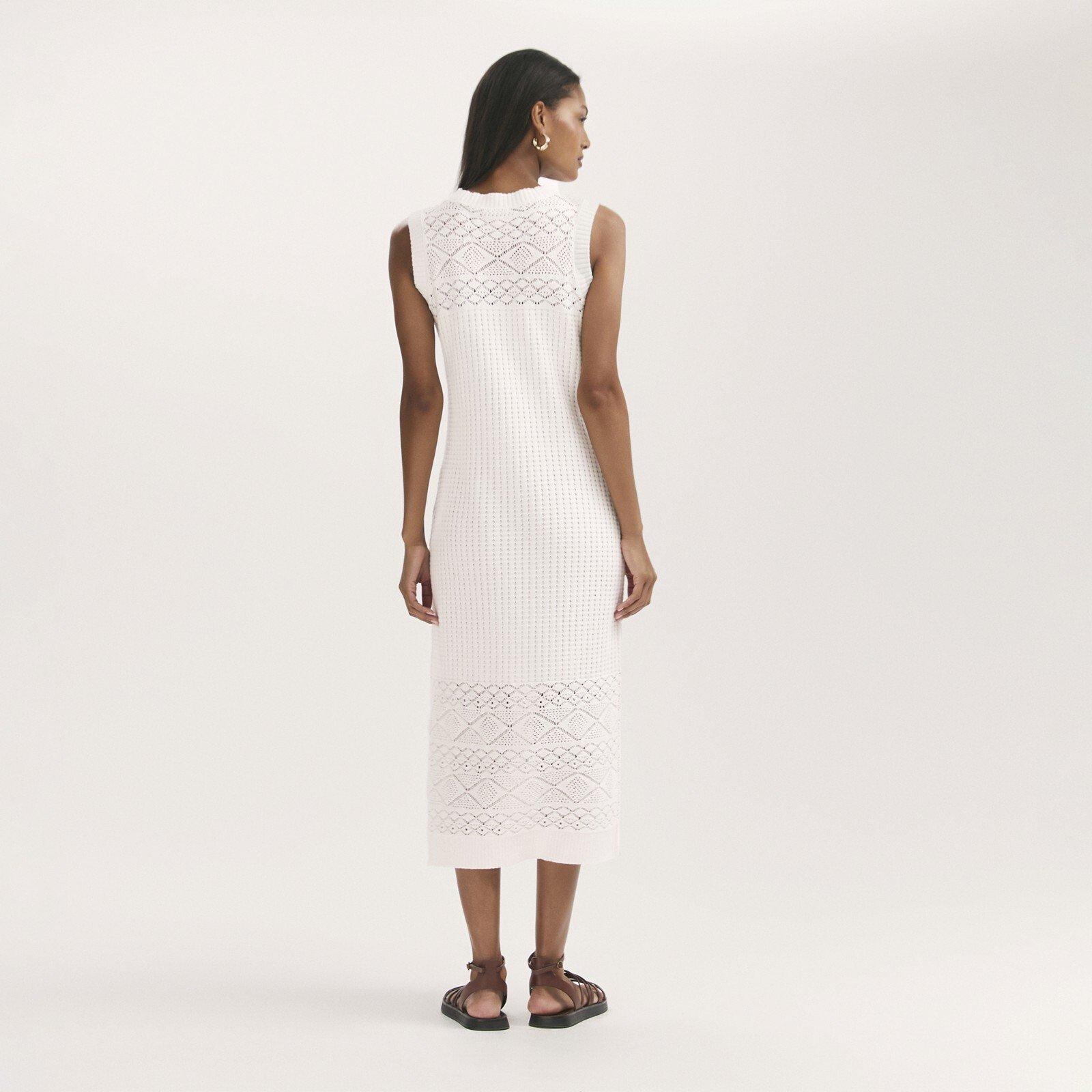 Cream - Finery - Women's Ravi Knitted Jumper Dress - 4