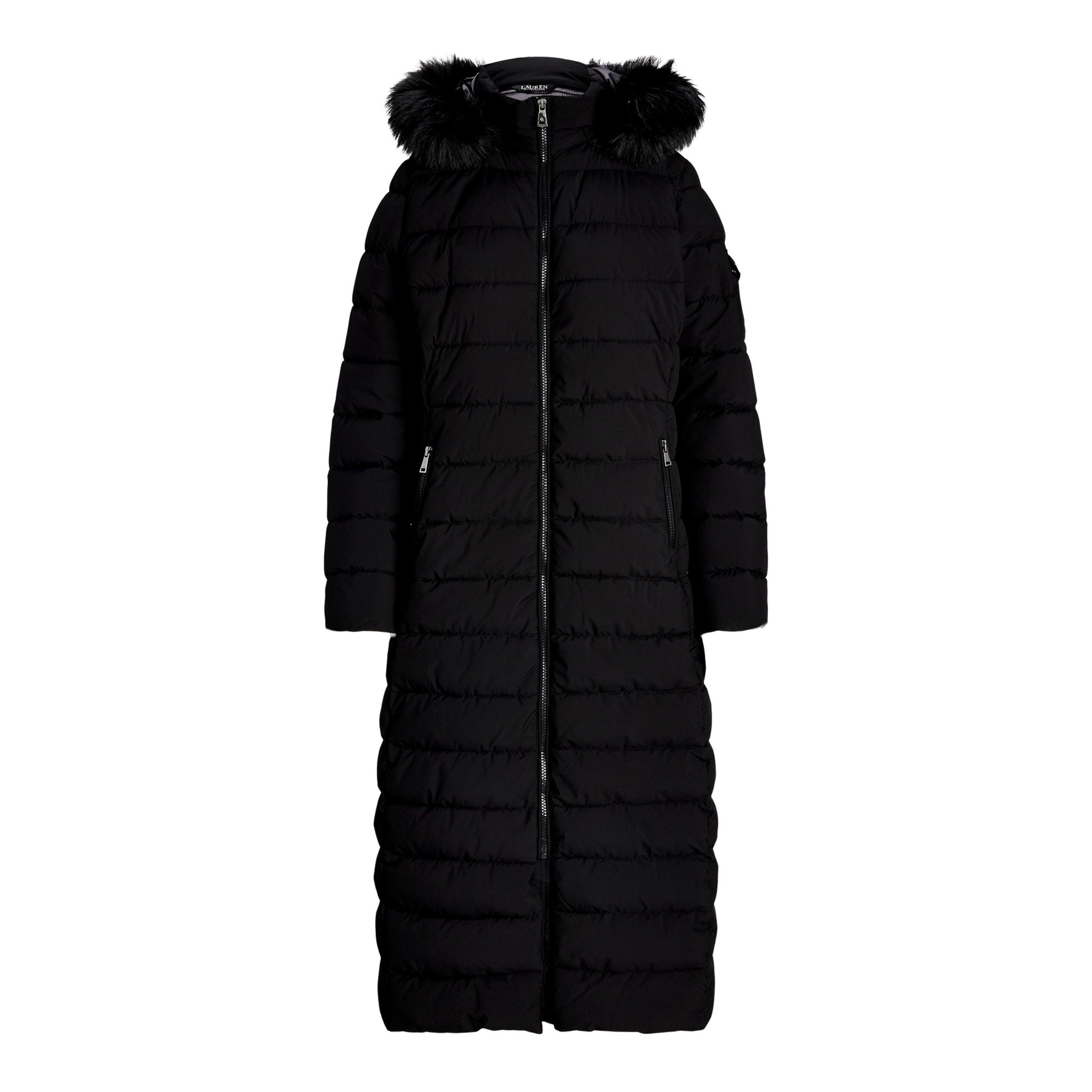 Black - Lauren by Ralph Lauren - Women's Long Puffer Jacket - 1