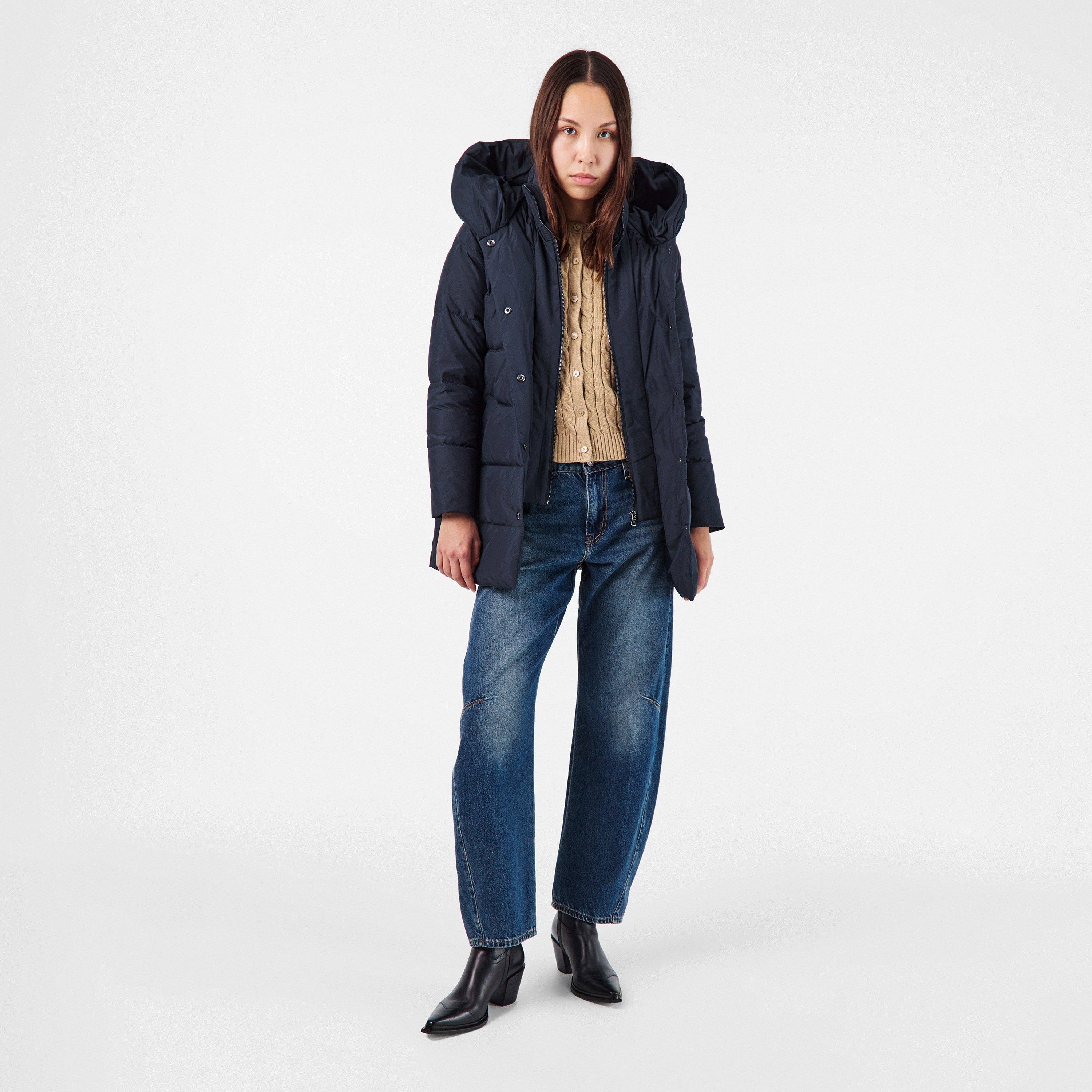 Dk Navy - Lauren by Ralph Lauren - Women's Insulated Medium Puffer Jacket - 6