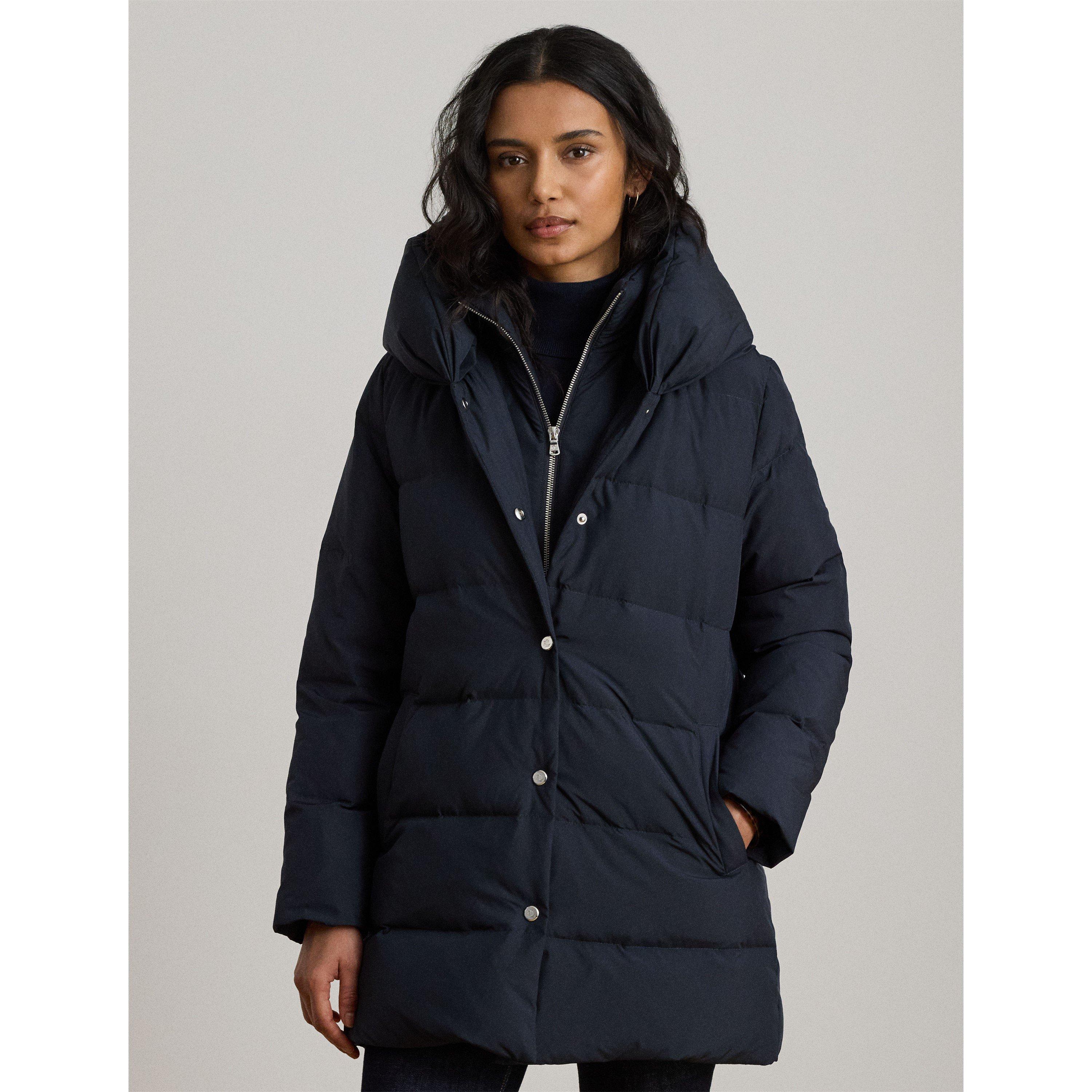 DK NAVY - Lauren by Ralph Lauren - Women's Insulated Medium Puffer Jacket - 2