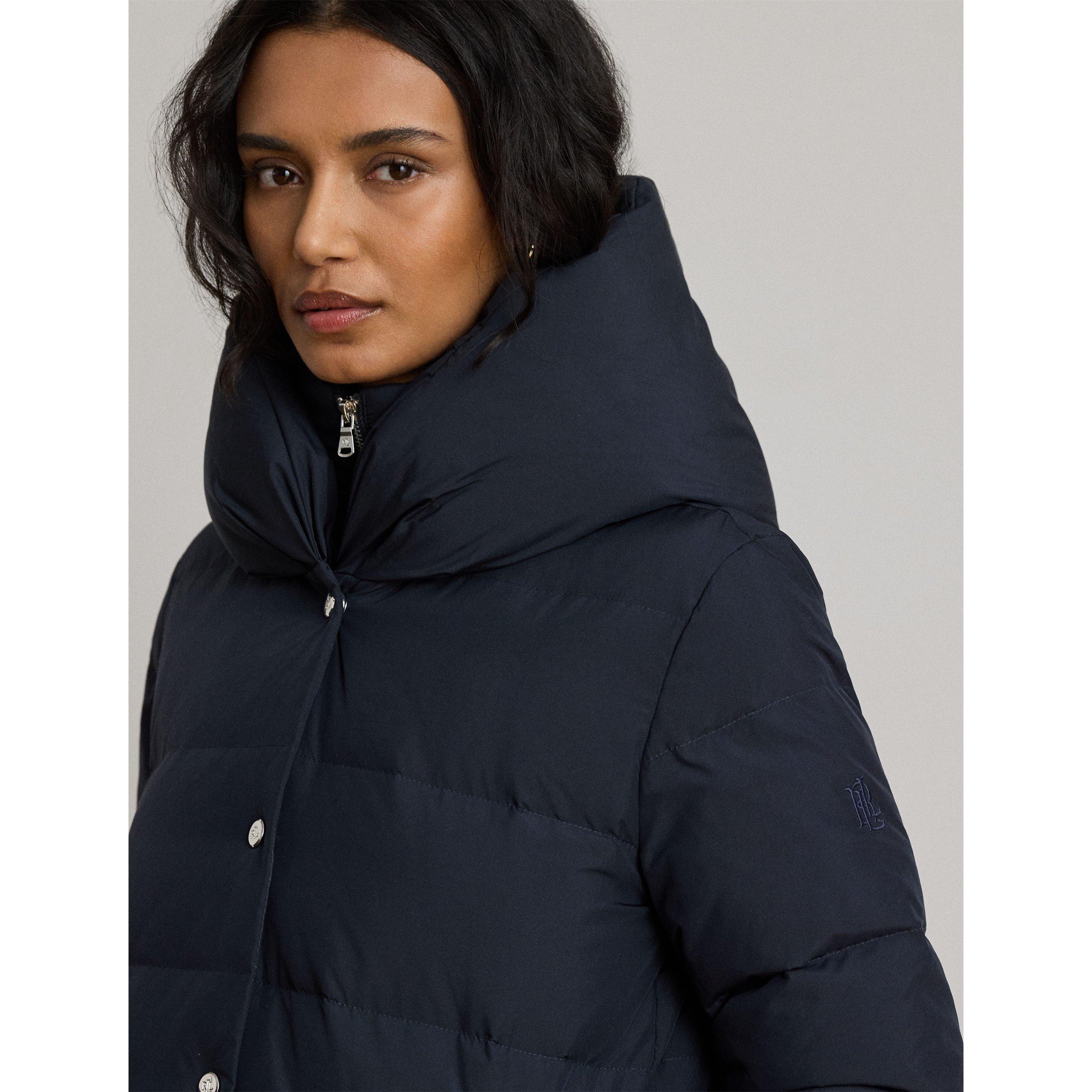 DK NAVY - Lauren by Ralph Lauren - Women's Insulated Medium Puffer Jacket - 4