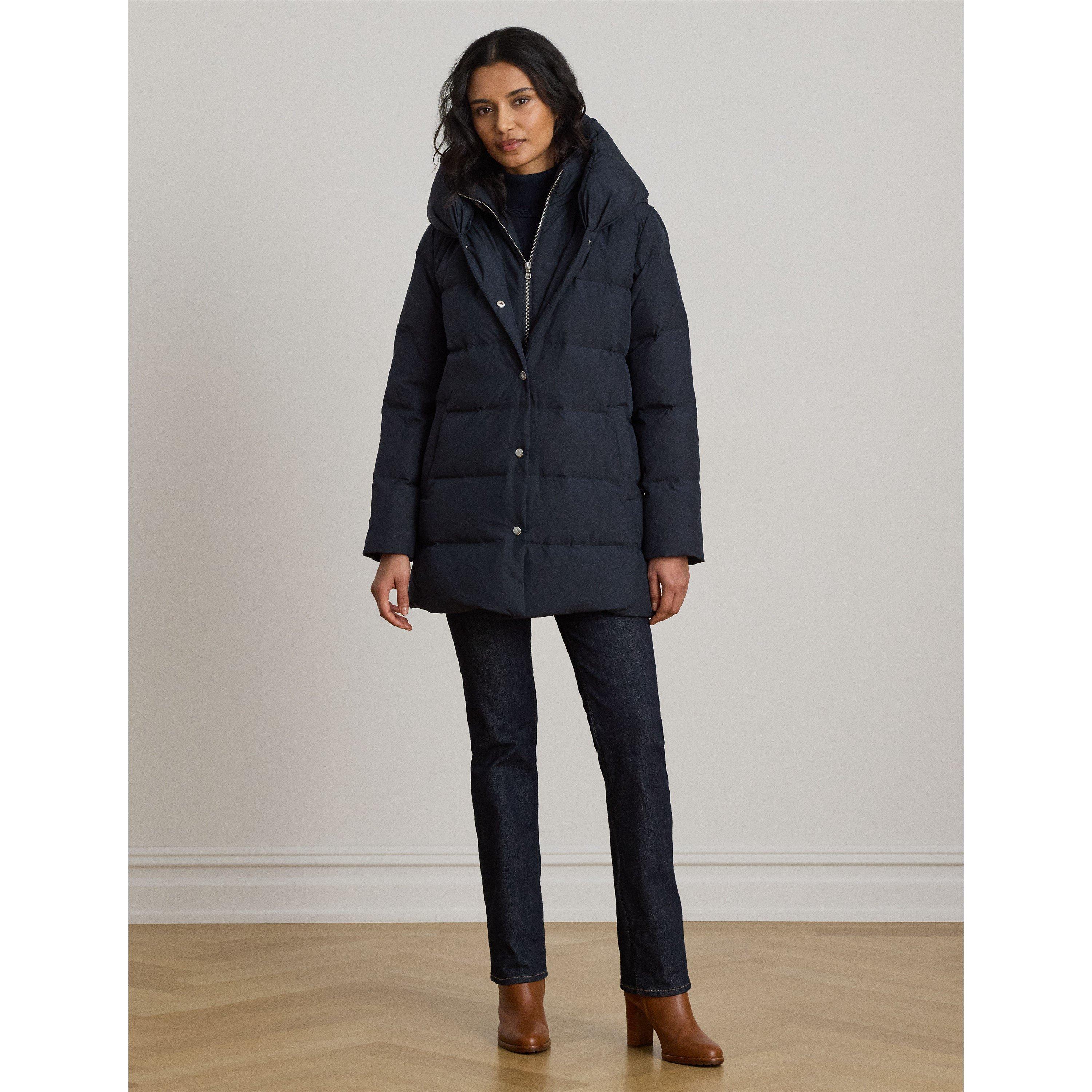 DK NAVY - Lauren by Ralph Lauren - Women's Insulated Medium Puffer Jacket - 5