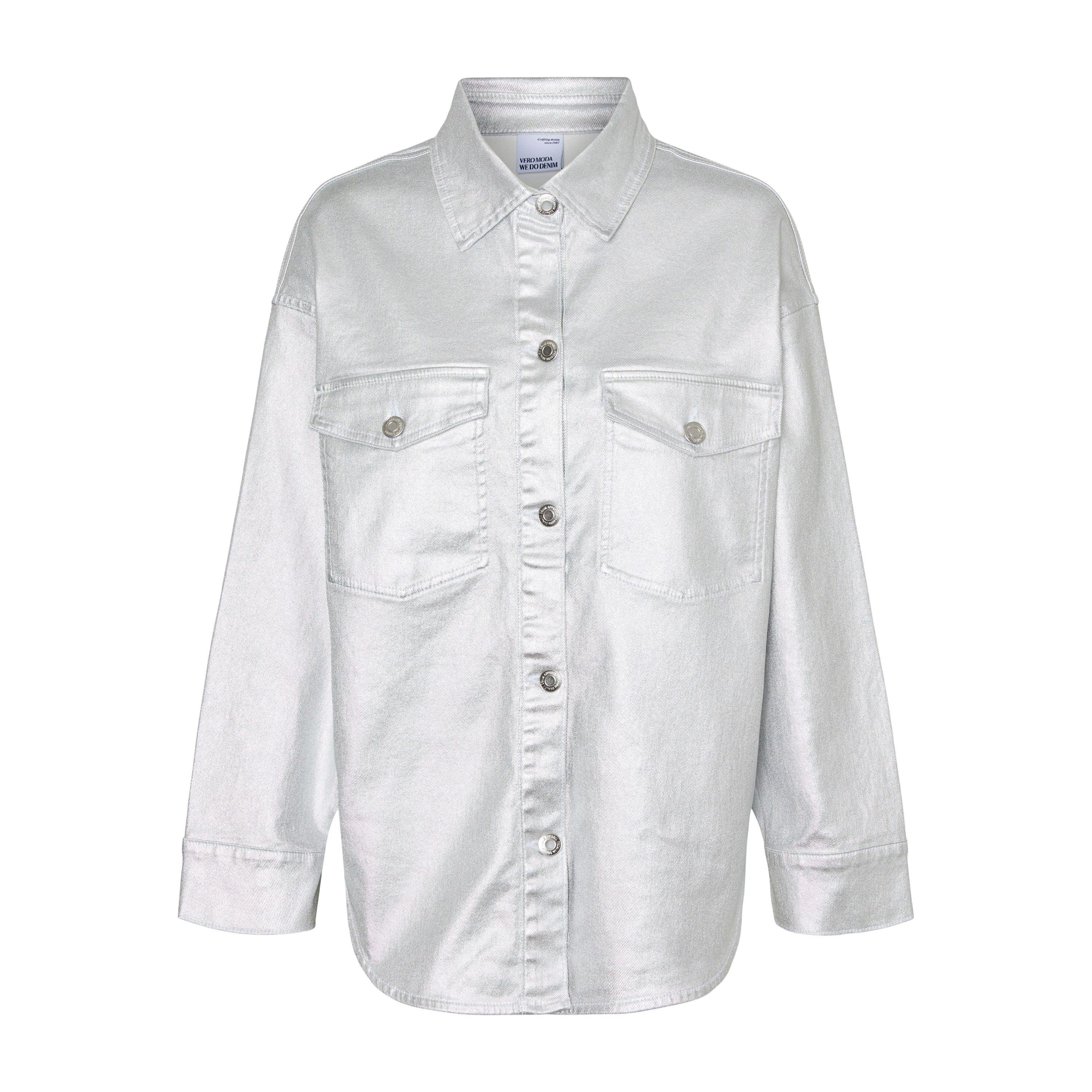 Silver - Vero Moda - Women's Riva Oversized Overshirt - 1