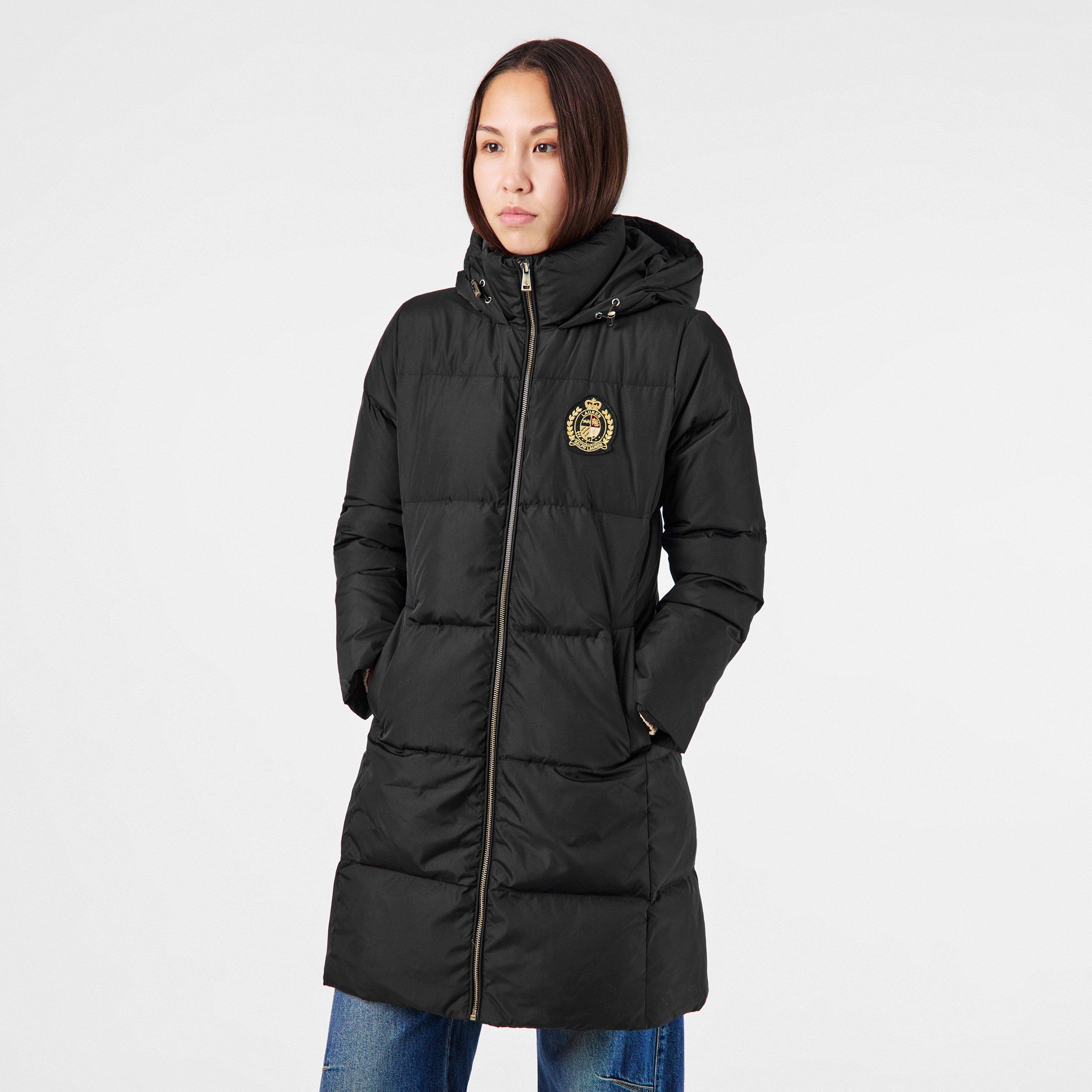 Black - Lauren by Ralph Lauren - Women's Real Quilted Medium Puffer Jacket - 3
