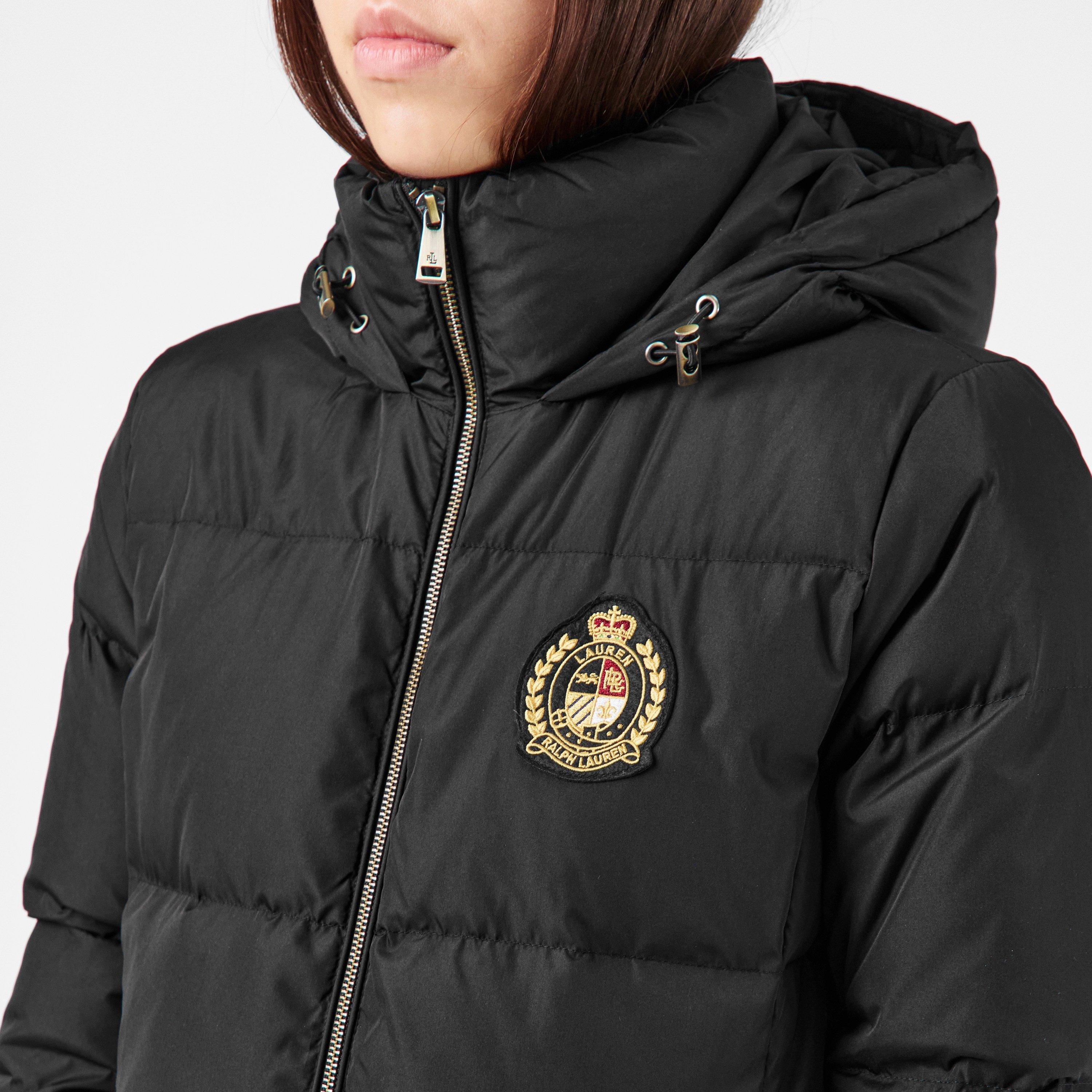 Black - Lauren by Ralph Lauren - Women's Real Quilted Medium Puffer Jacket - 5