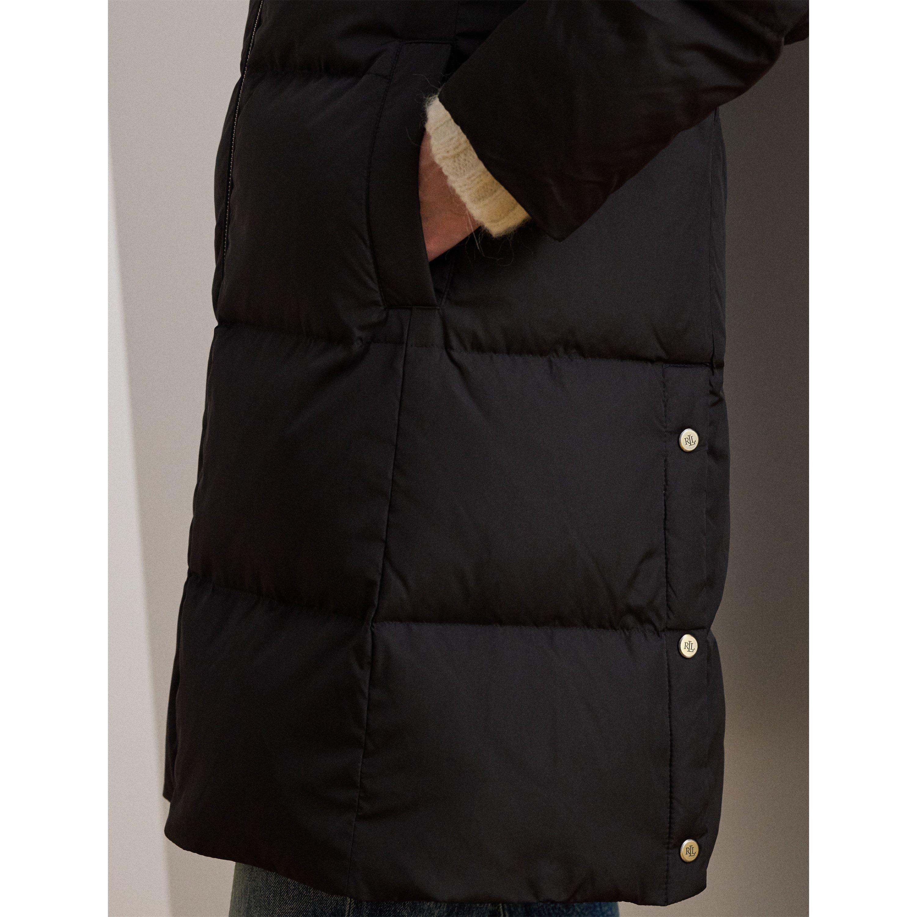 Black - Lauren by Ralph Lauren - Women's Real Quilted Medium Puffer Jacket - 6