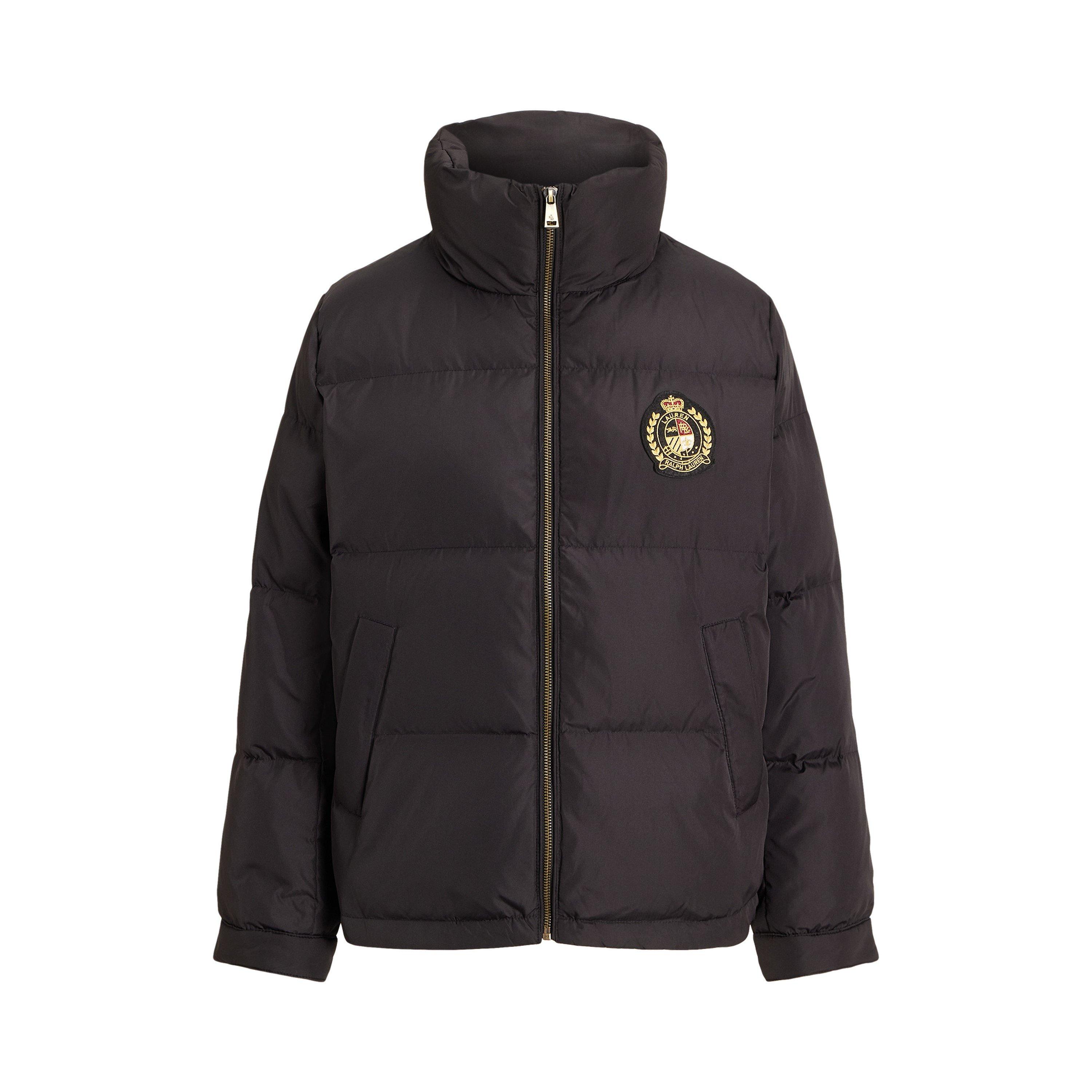 Lauren By Ralph Lauren Women's Black Quilted Short Puffer Jacket - 8 (XS)