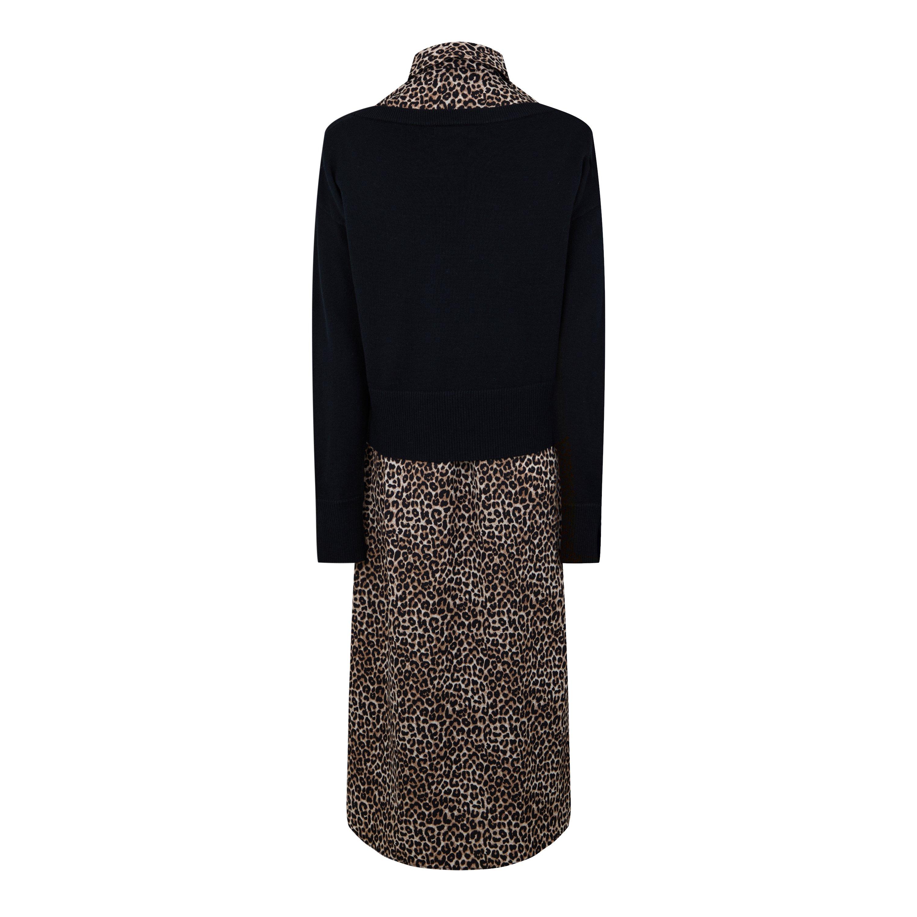 Black/Leo - Biba - Biba 2in1 Jumper Dress - 6