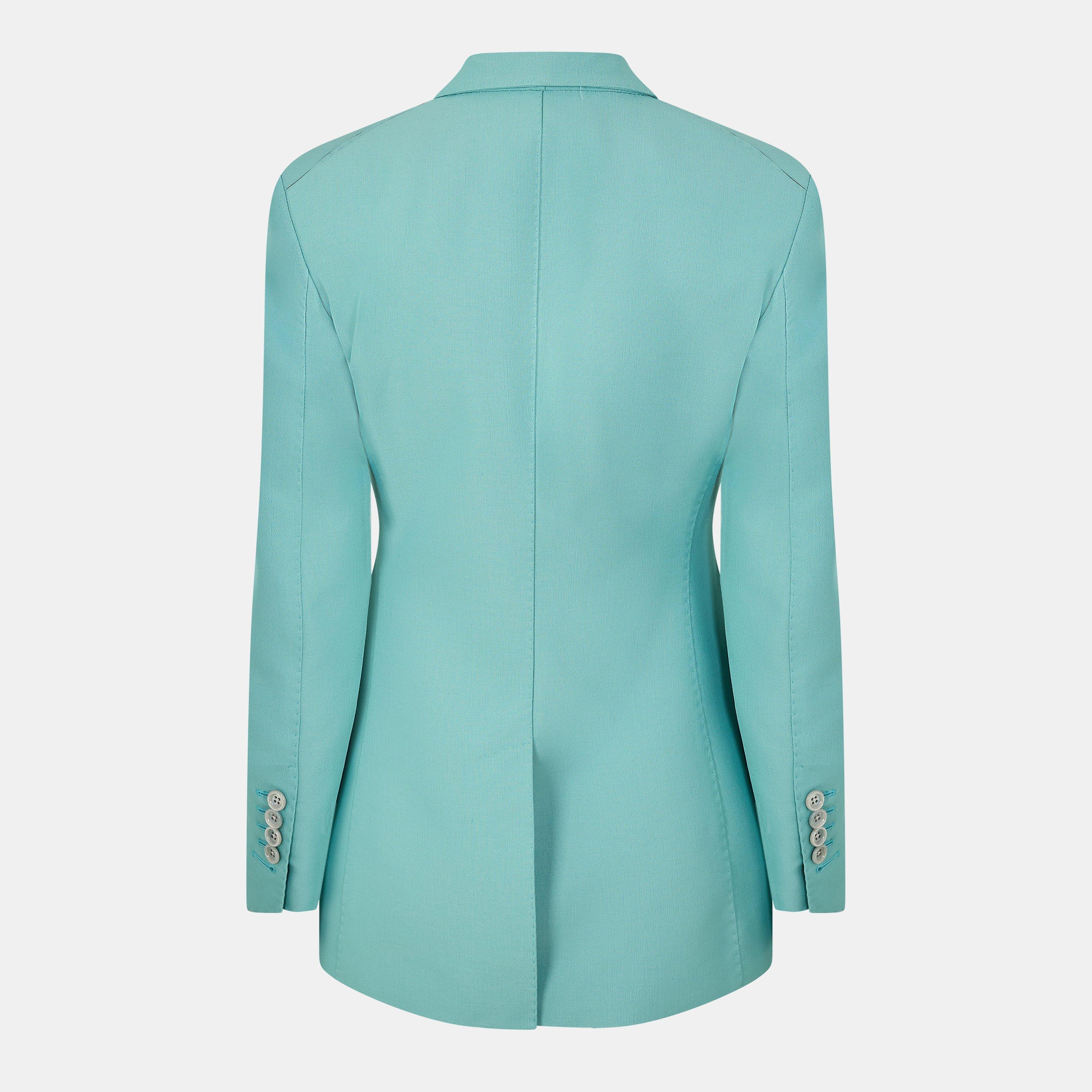 Blue - Tom Ford - Women's Tailored Leather Jacket - 2