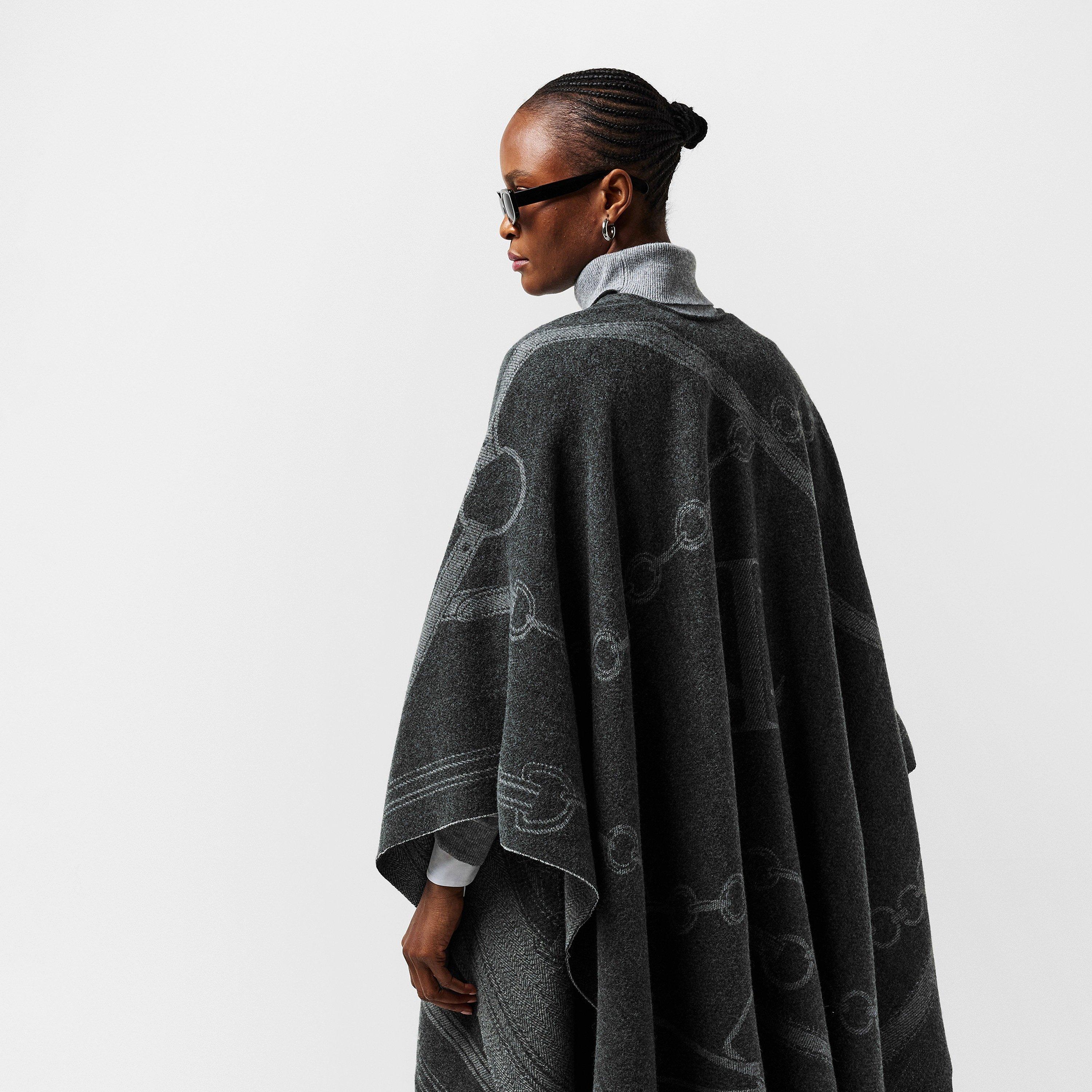 Grey - Lauren by Ralph Lauren - Women's Cape - 4