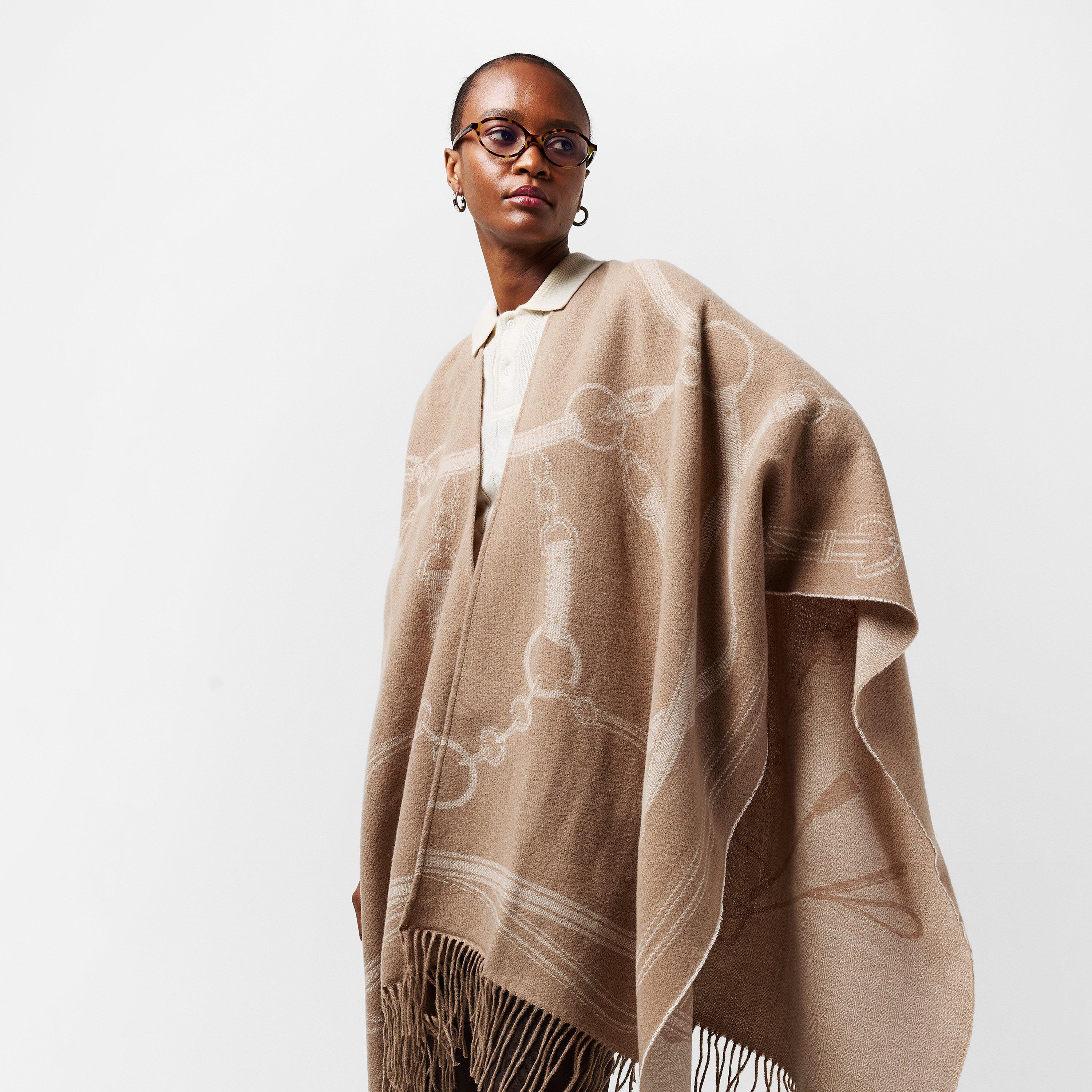 Camel - Lauren by Ralph Lauren - LRL Cape Ld54 - 3