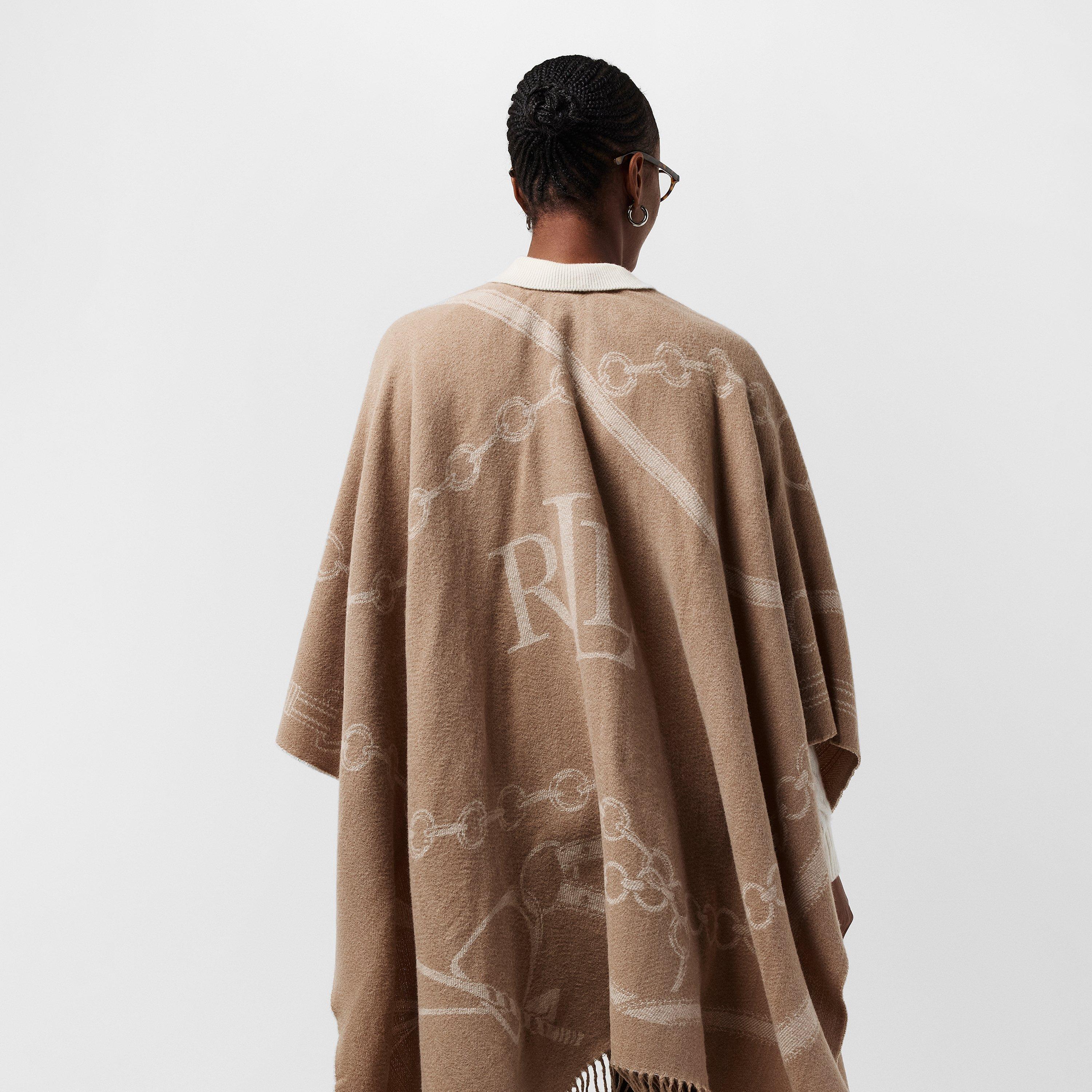 Camel - Lauren by Ralph Lauren - LRL Cape Ld54 - 4