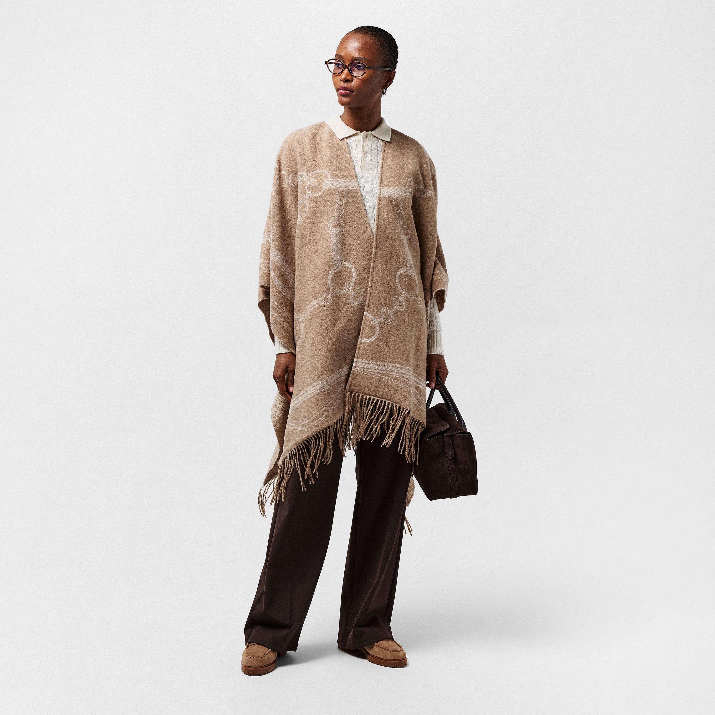 Camel - Lauren by Ralph Lauren - LRL Cape Ld54 - 6