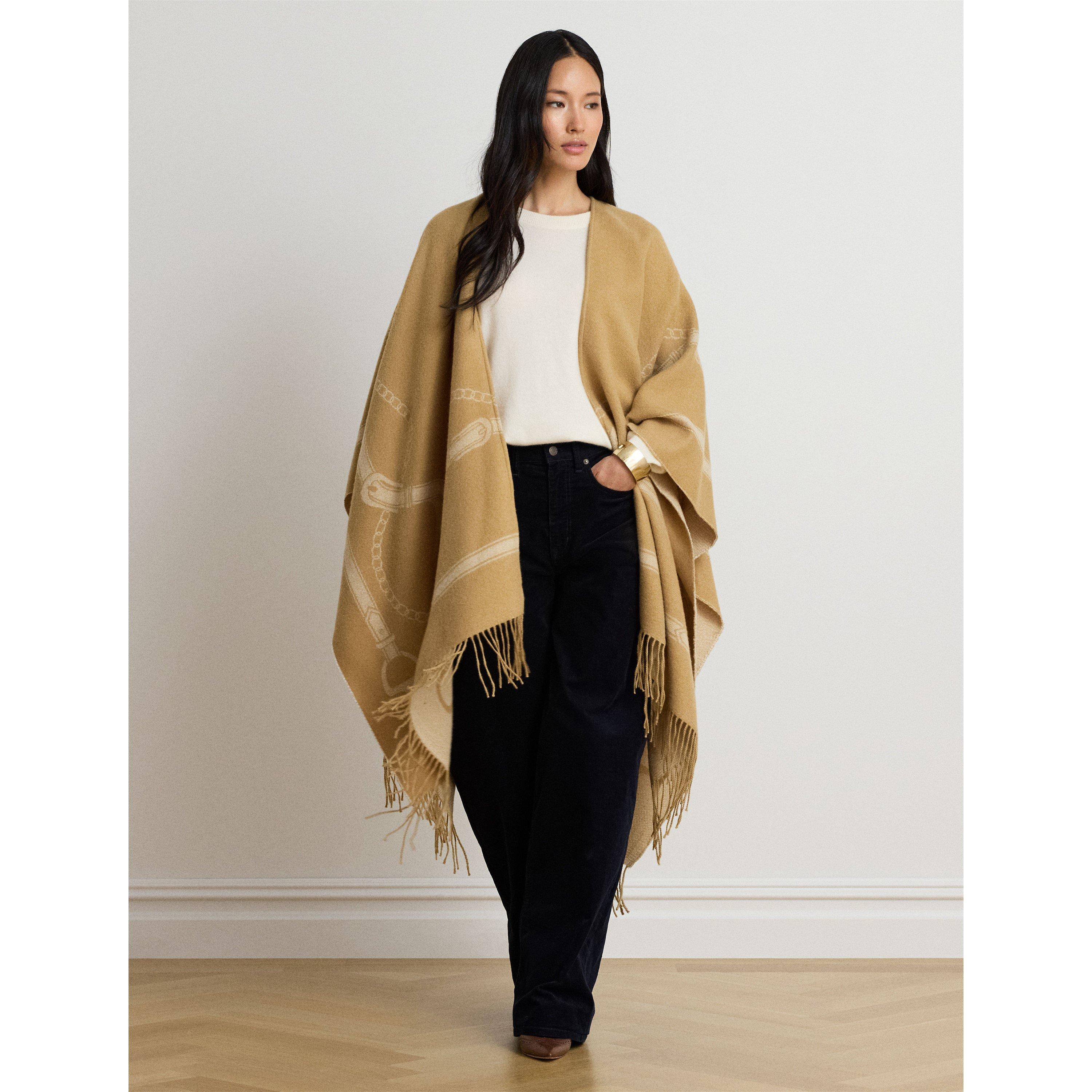 CAMEL/CREAM - Lauren by Ralph Lauren - Women's Cape - 5