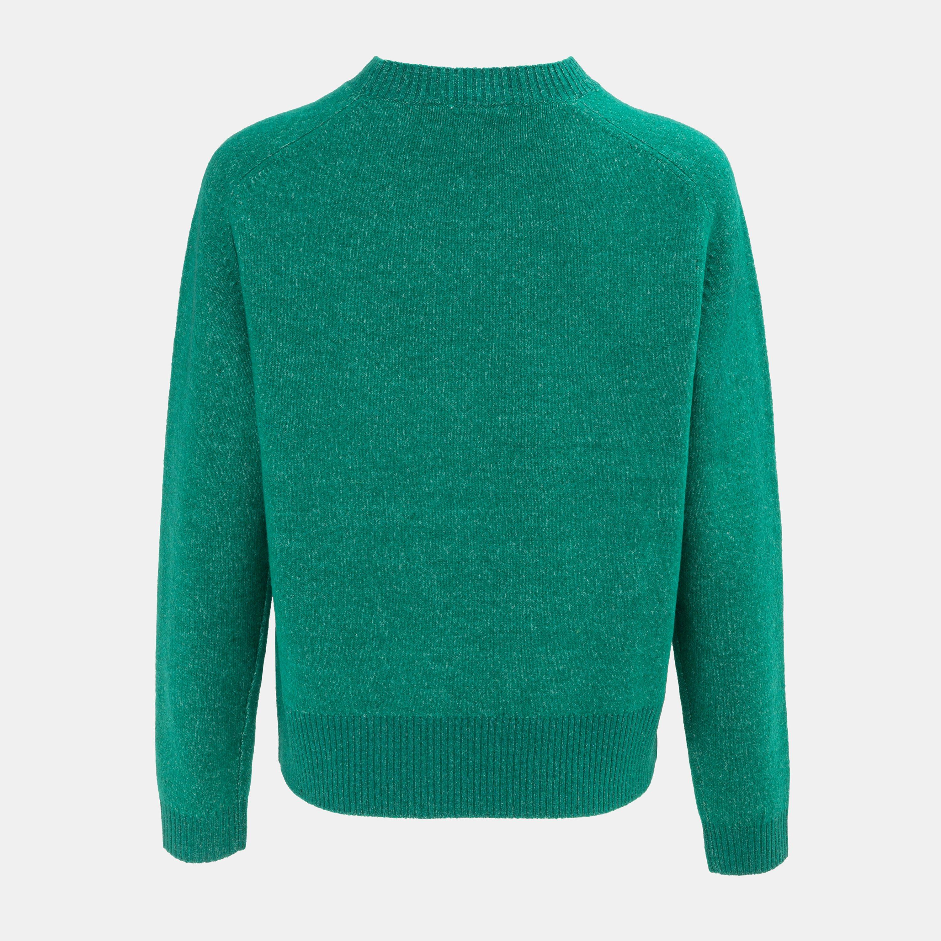 Teal - Miso - Knit Jumper Women Solid - 2