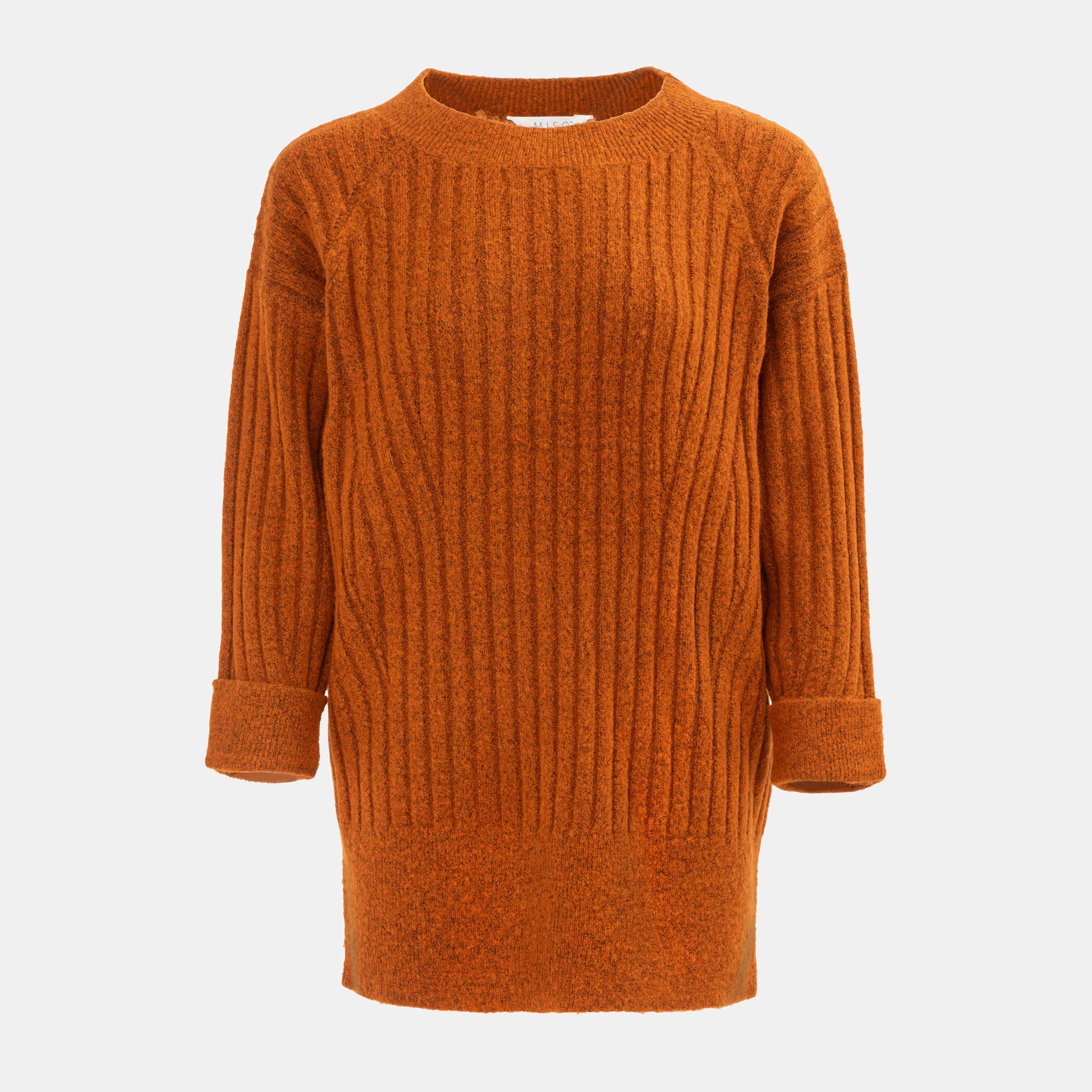 Orange - Miso - Knit Jumper Women - 1