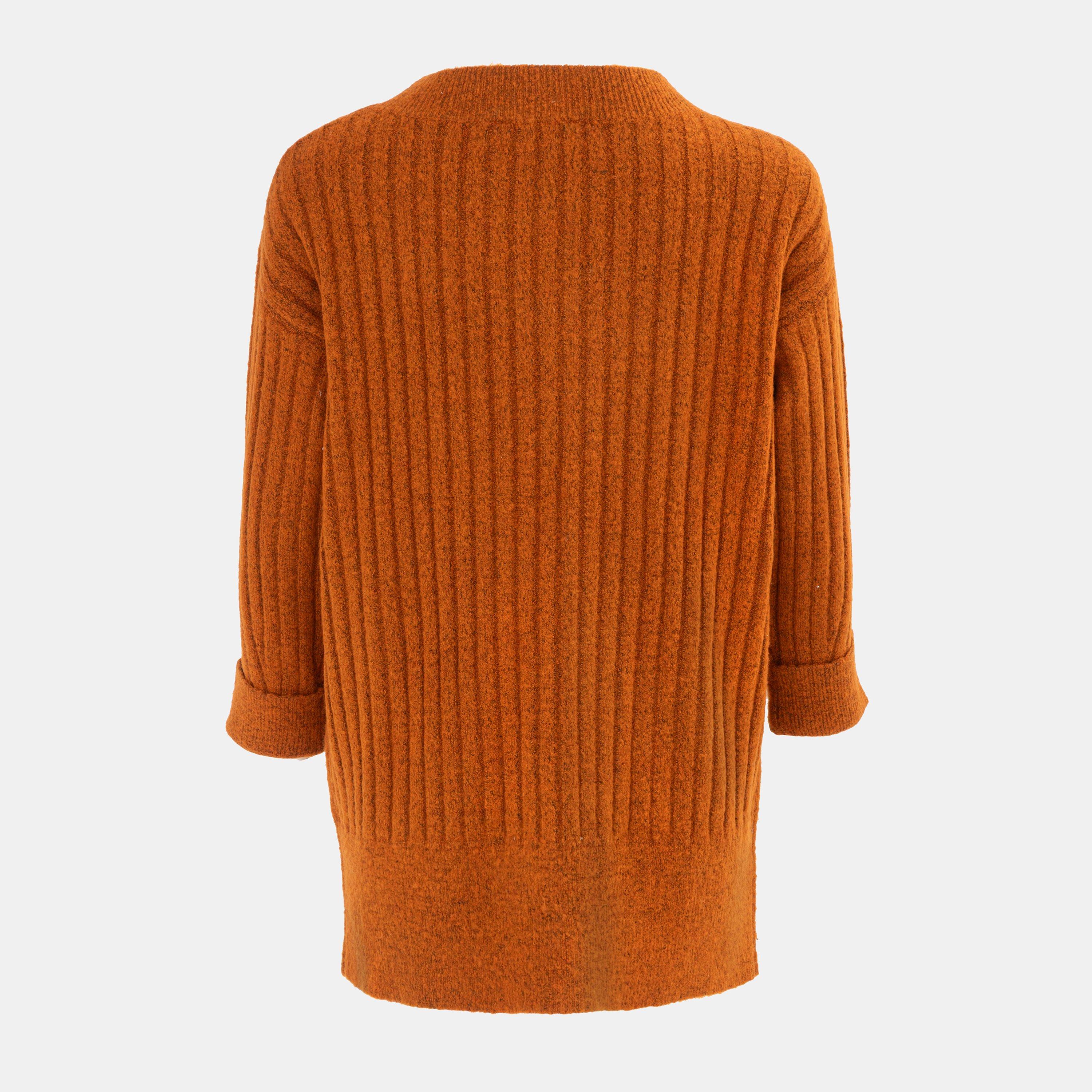 Orange - Miso - Knit Jumper Women - 2