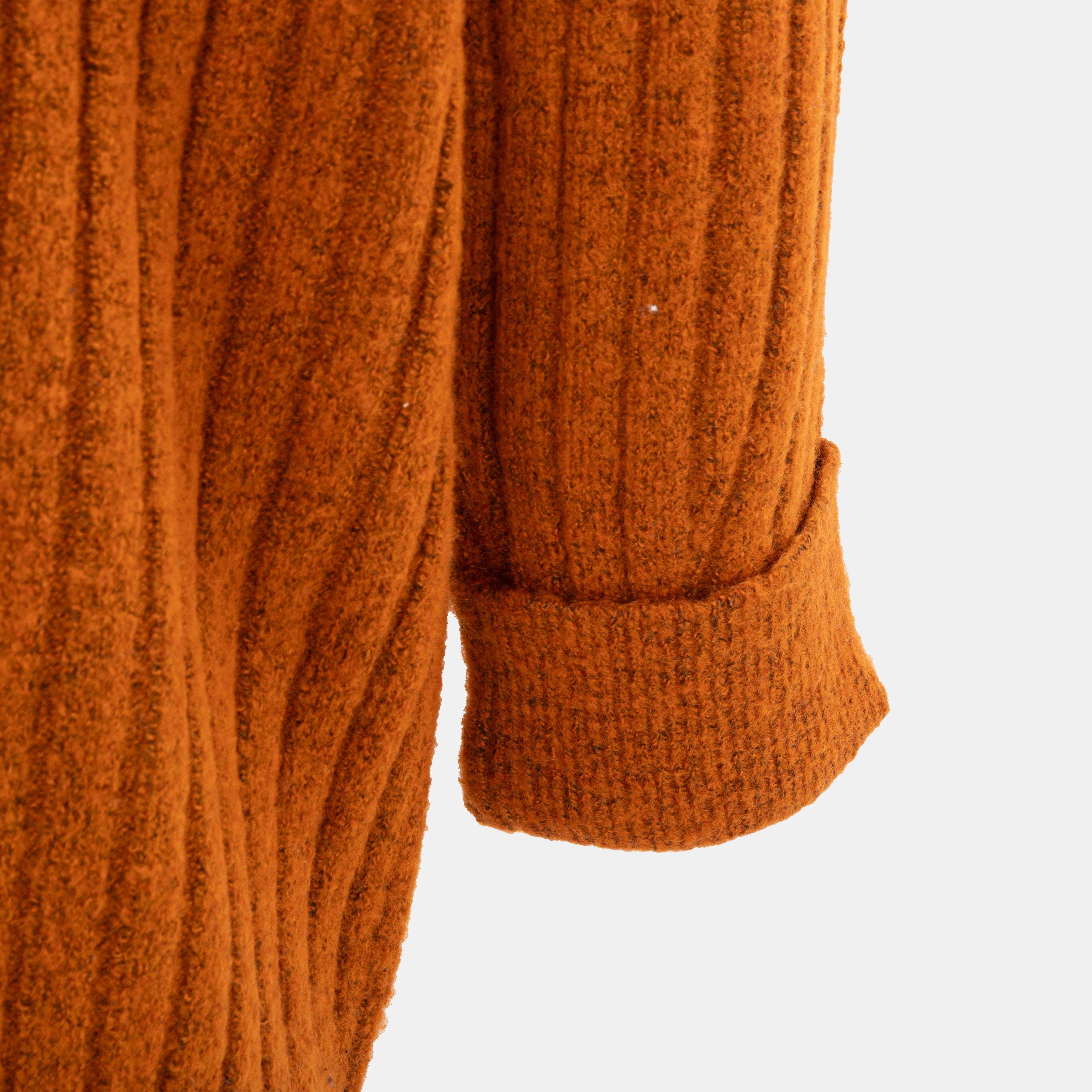Orange - Miso - Knit Jumper Women - 4