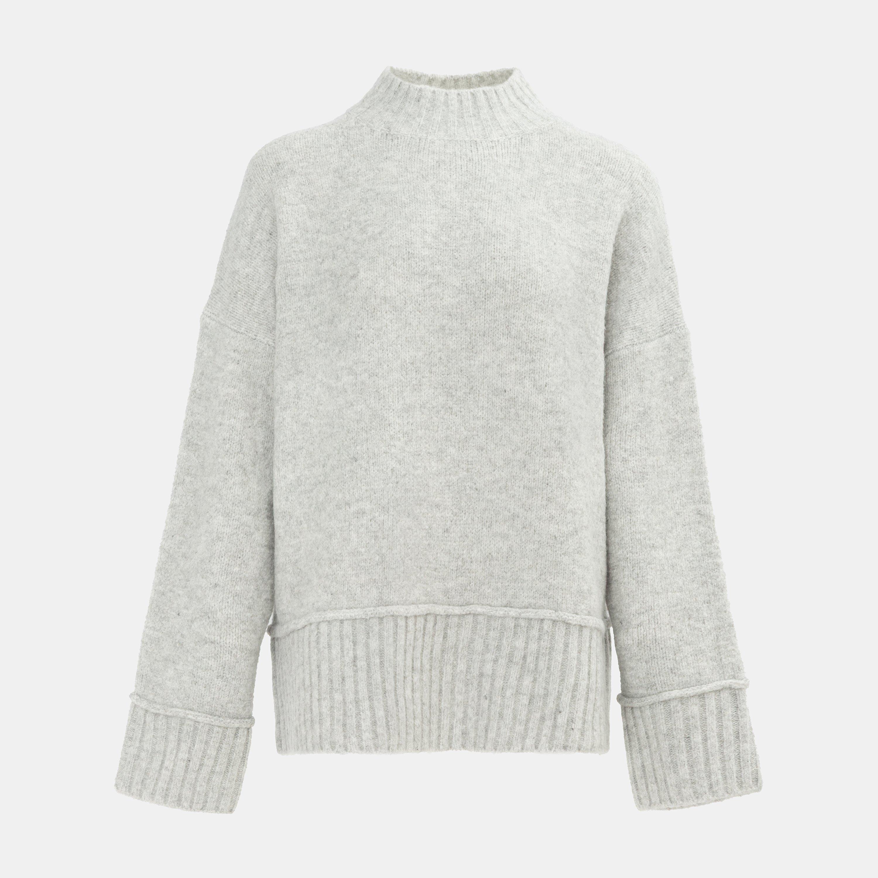Miso Women's High Neck Jumper - Grey - 8 (XS)