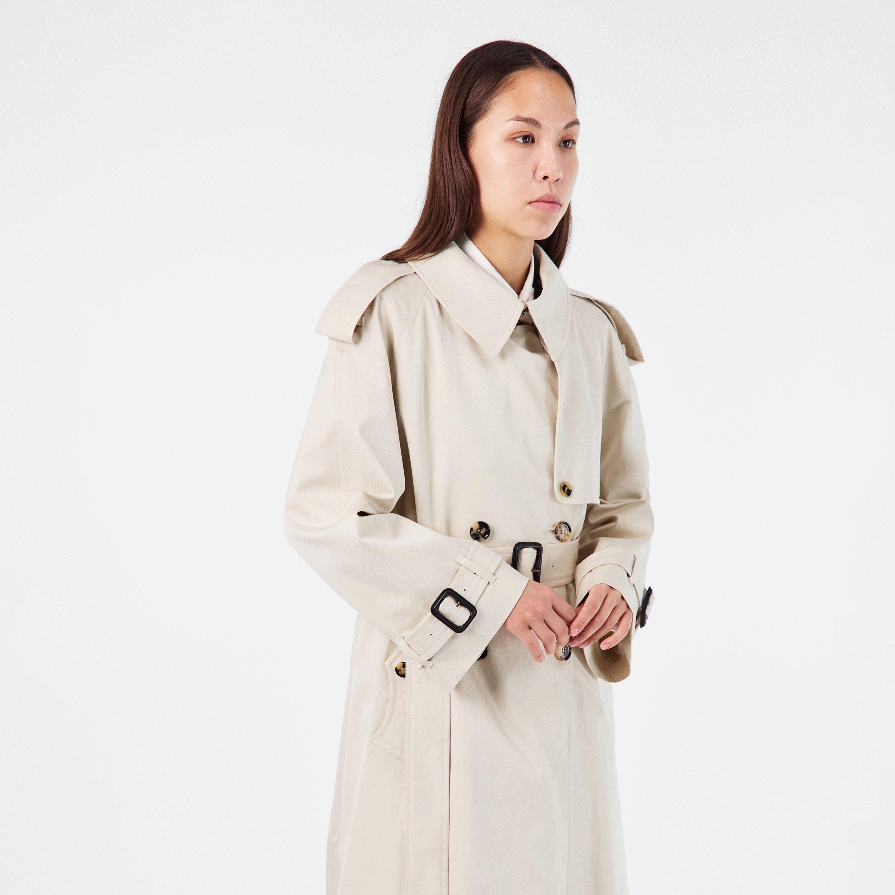 Clam - Burberry - Women's Fitzrovia Double-Breasted Tailored Fit Trench Coat - 3