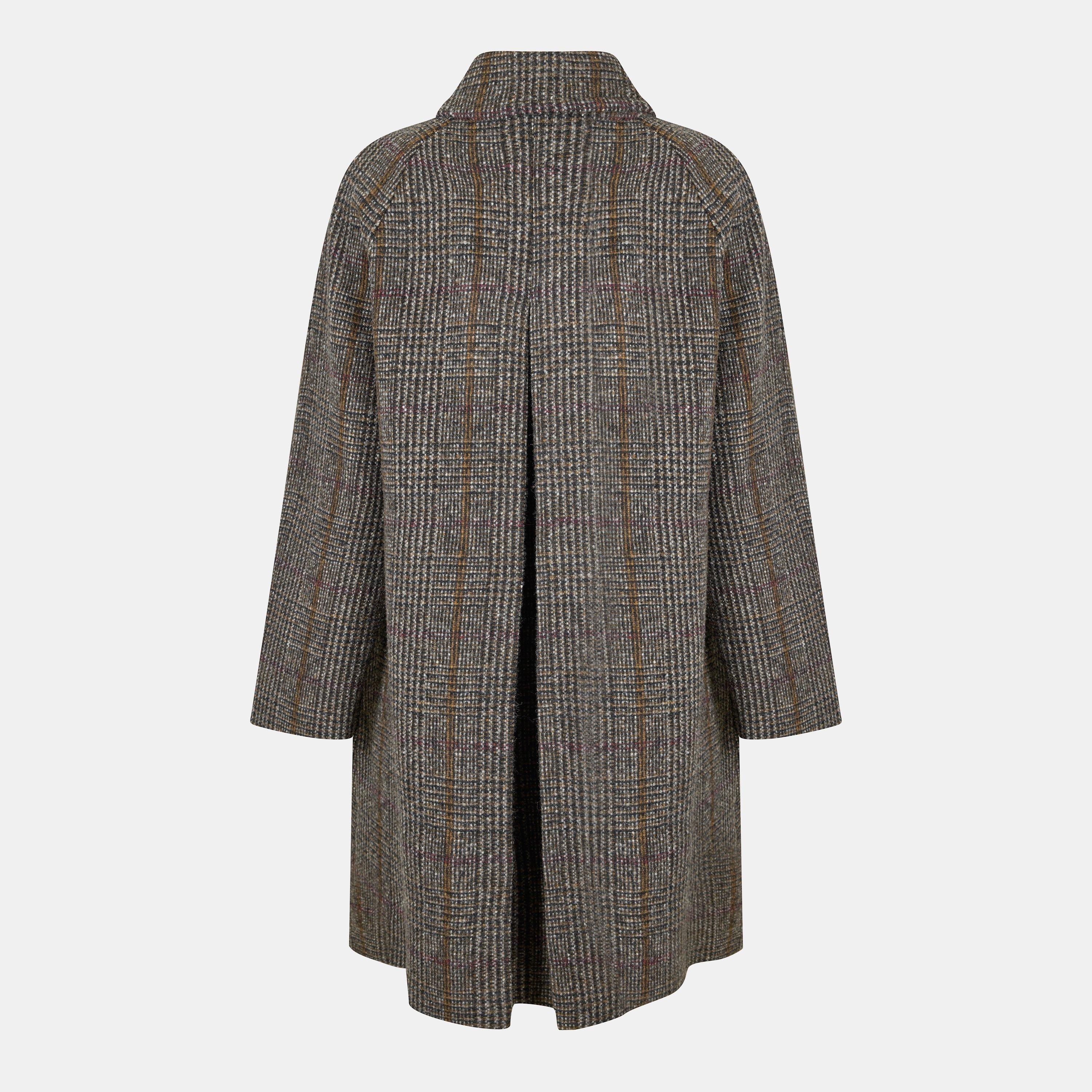Chocolate - Weekend Max Mara - Women's Pitone Overcoat - 2