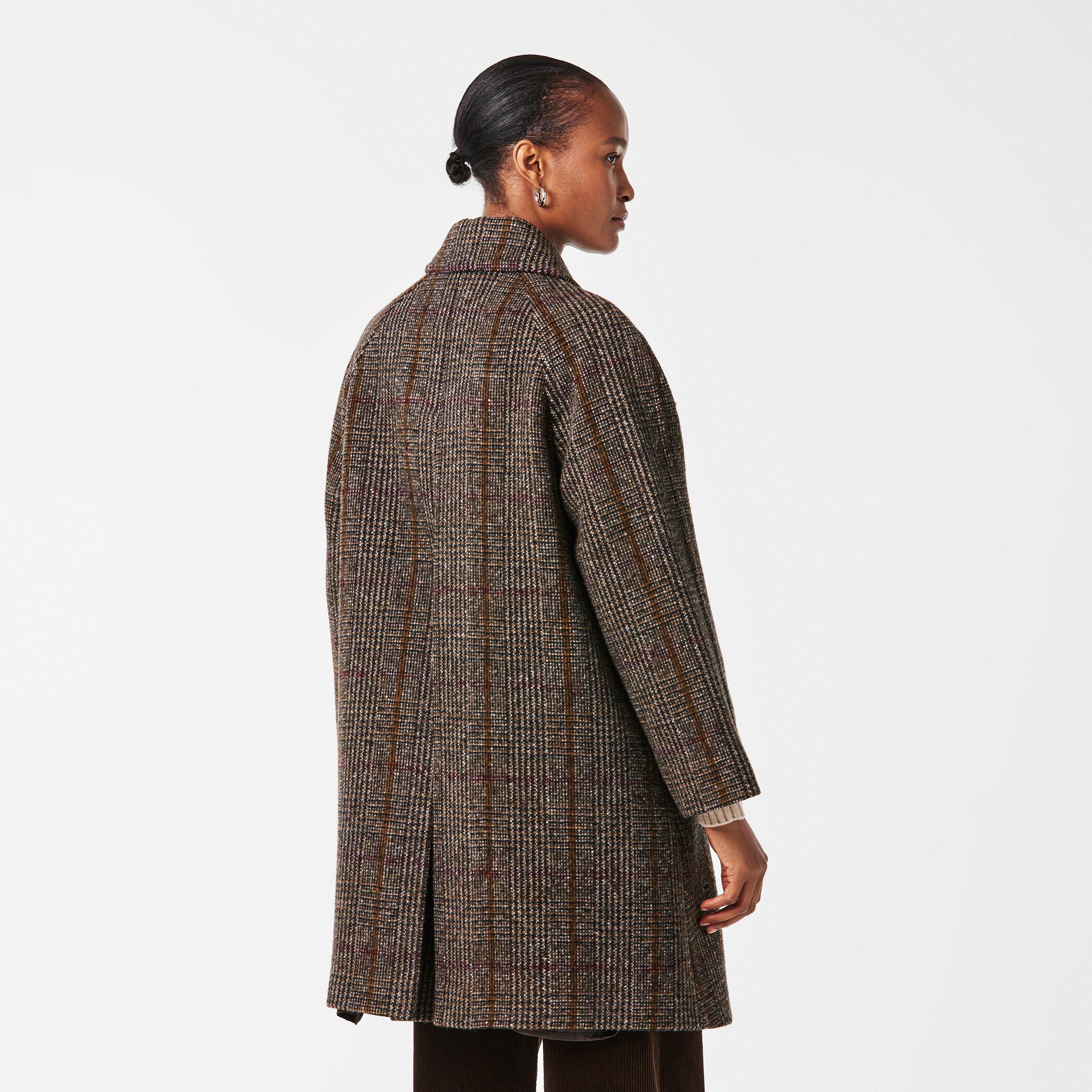 Chocolate - Weekend Max Mara - Women's Pitone Overcoat - 4