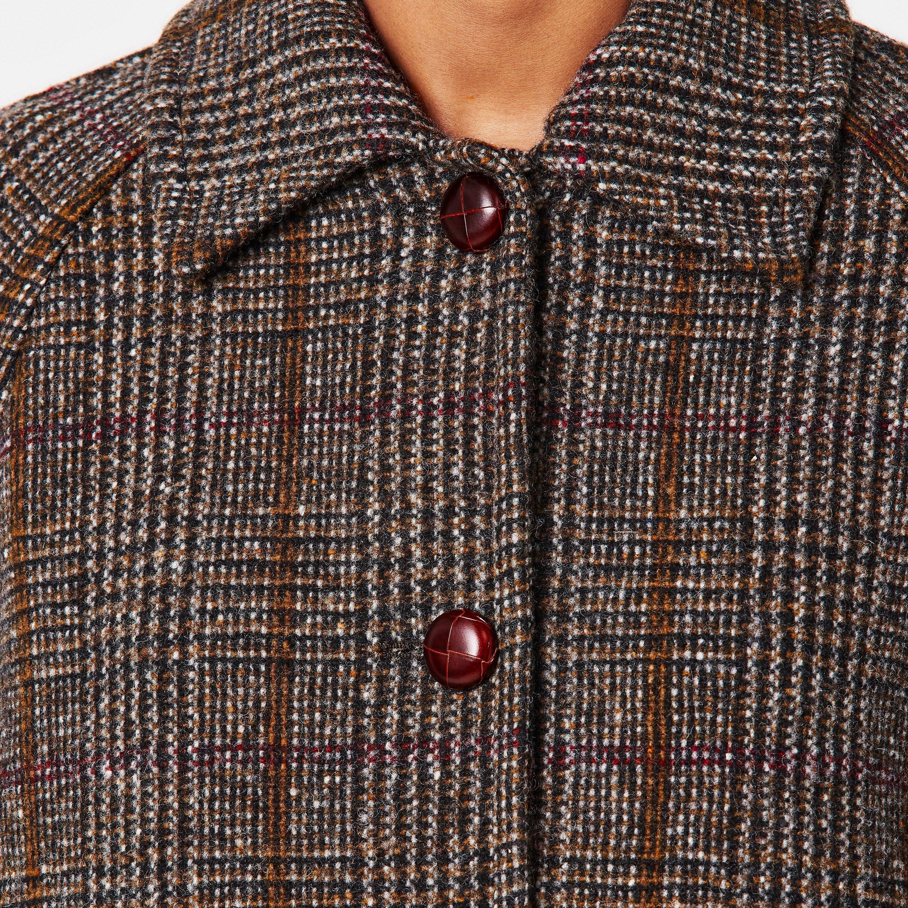 Chocolate - Weekend Max Mara - Women's Pitone Overcoat - 5