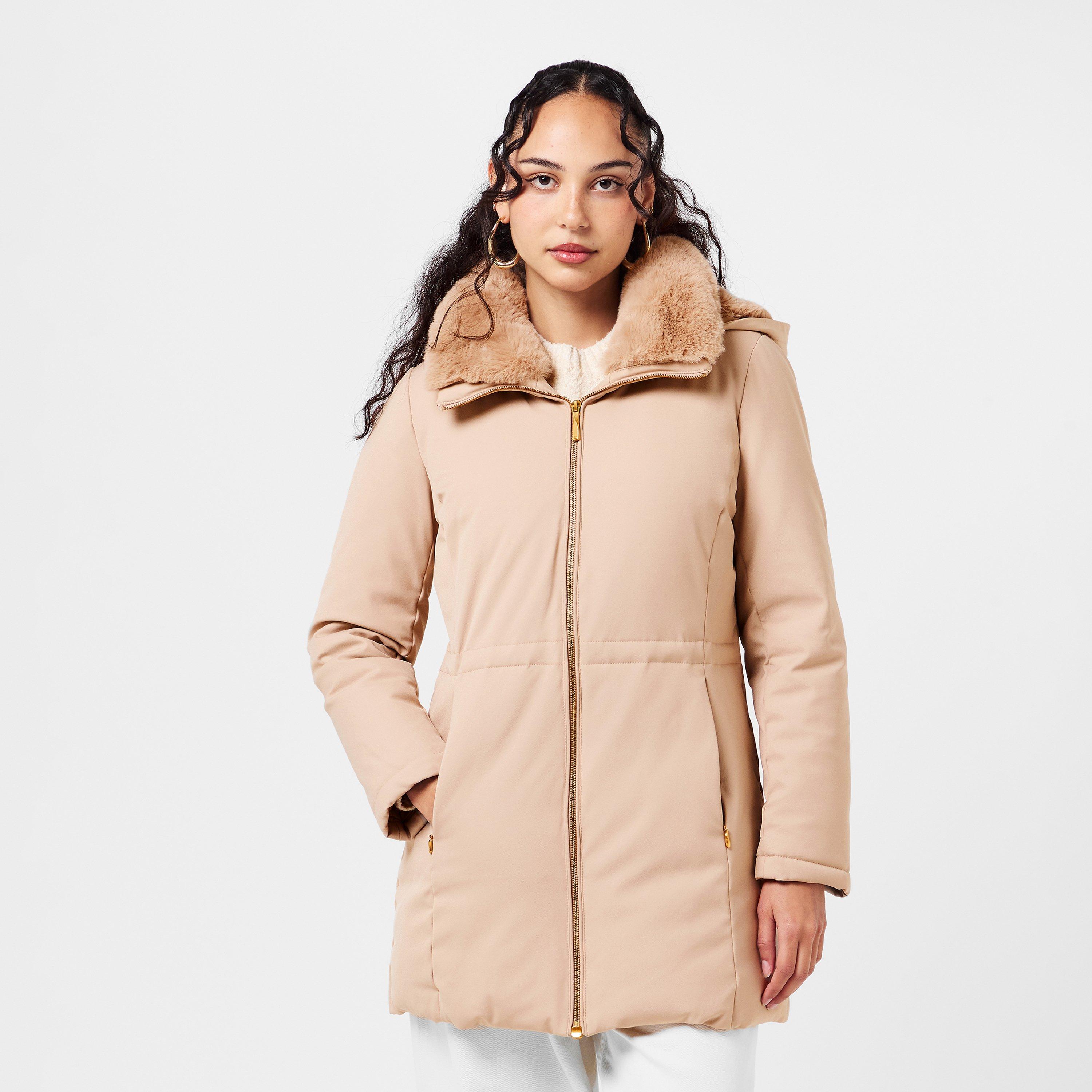 Barley - Donna Karan - Women's DKaran Short Lightweight Puffer Jacket - 3