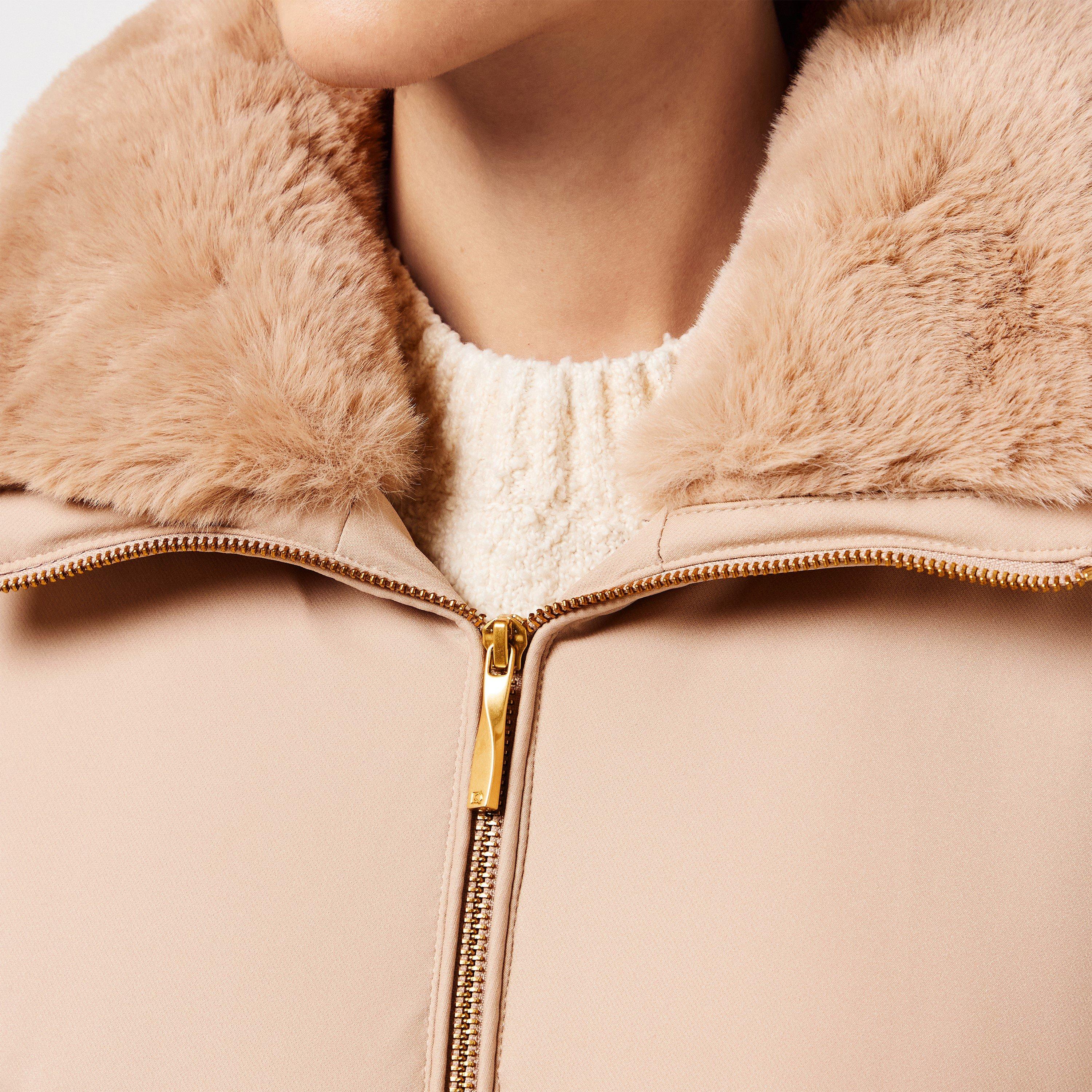 Barley - Donna Karan - Women's DKaran Short Lightweight Puffer Jacket - 5