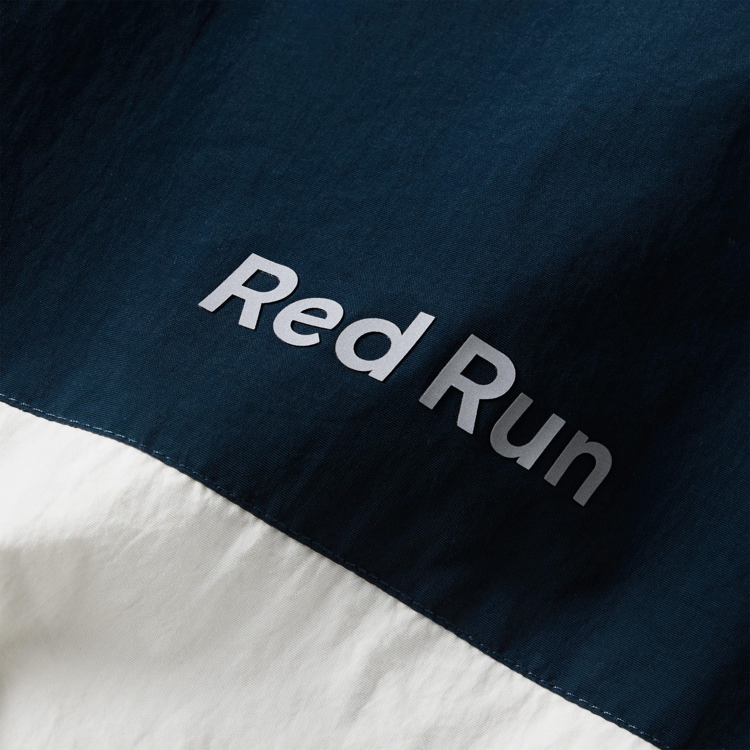 Dark Green - Red Run - Womens Skyline Nylon Track Jacket - 5