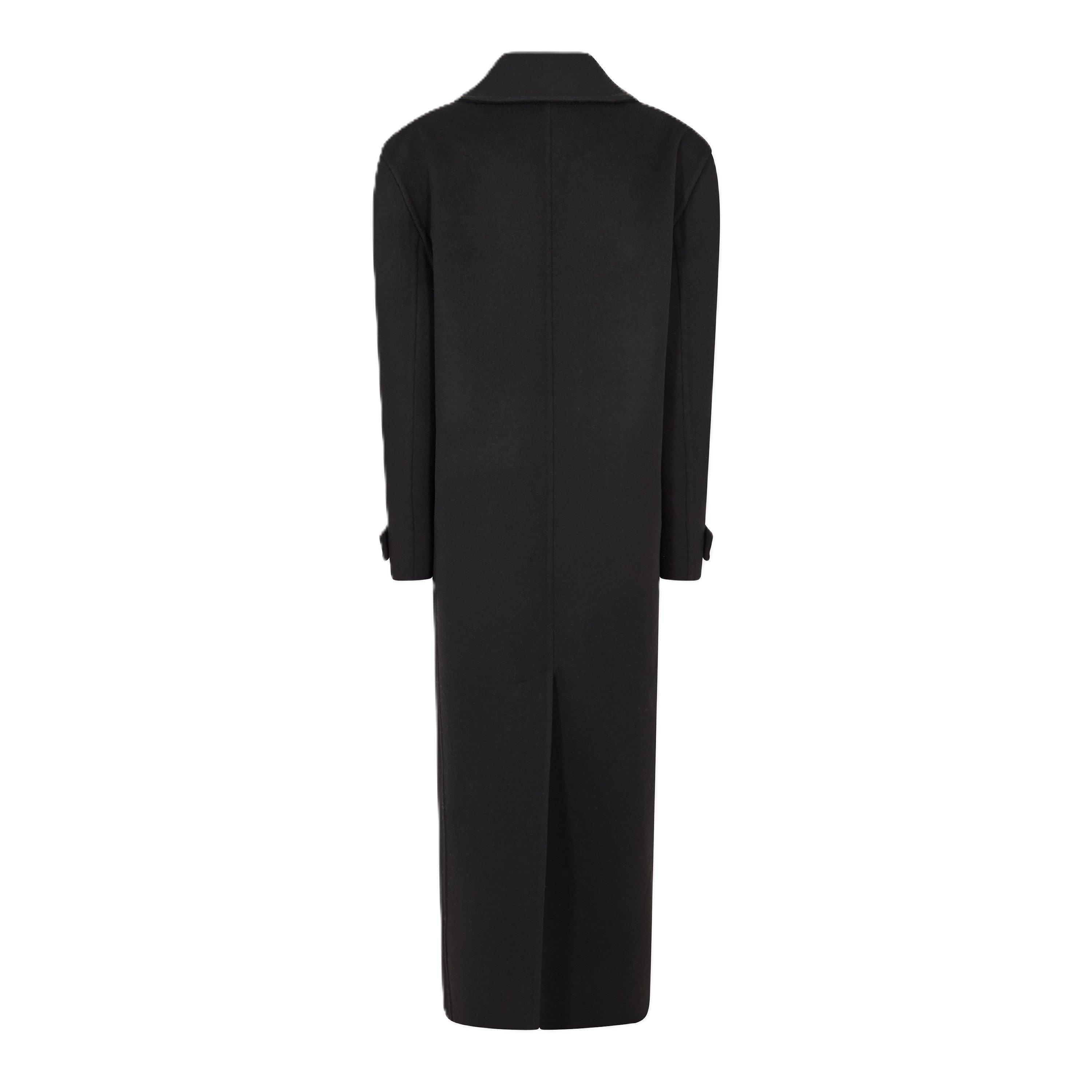 Noir - Saint Laurent - Women's Structured Overcoat - 2