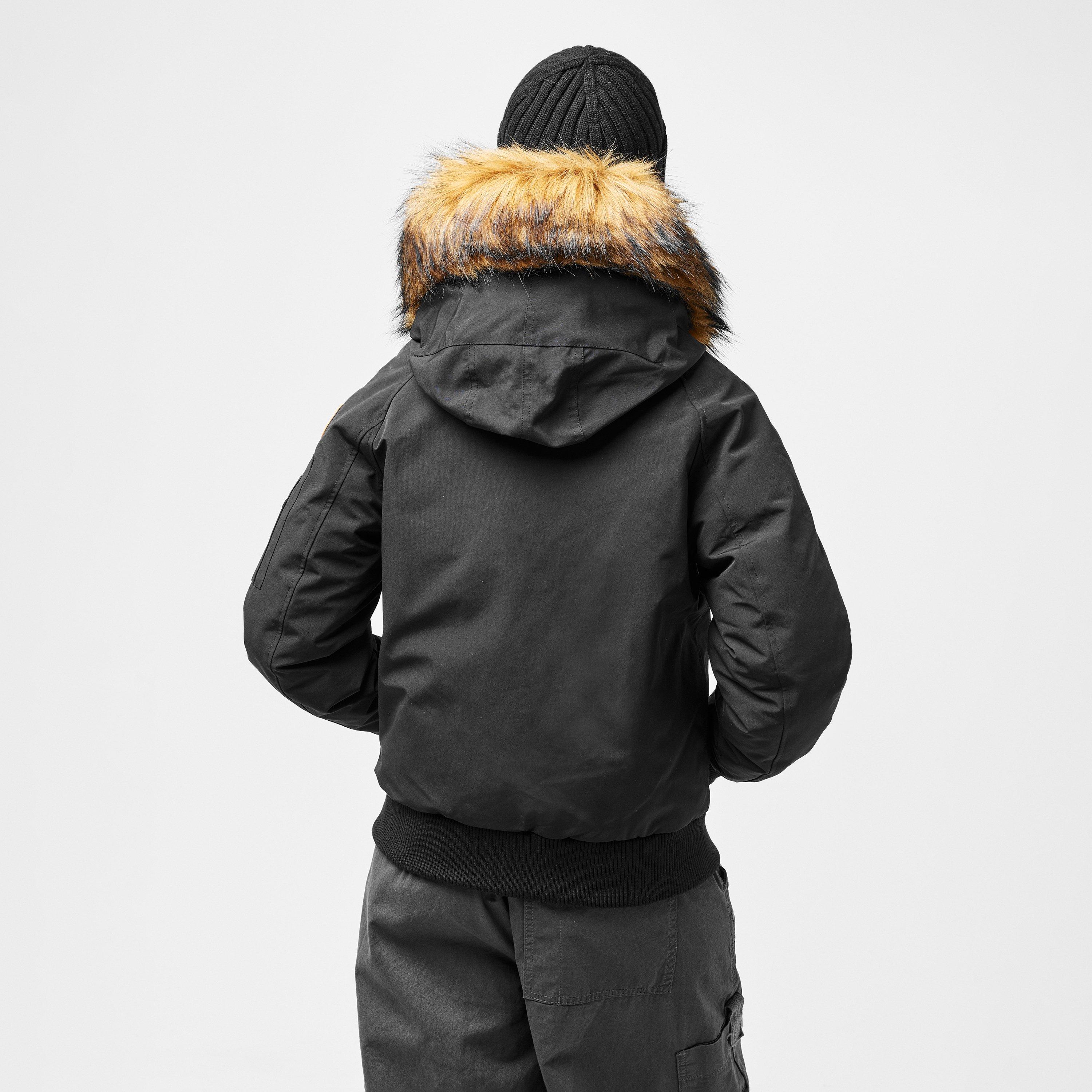 Black - Arctic Army - Women's  Insulated Water-Repellent Bomber Jacket - 4