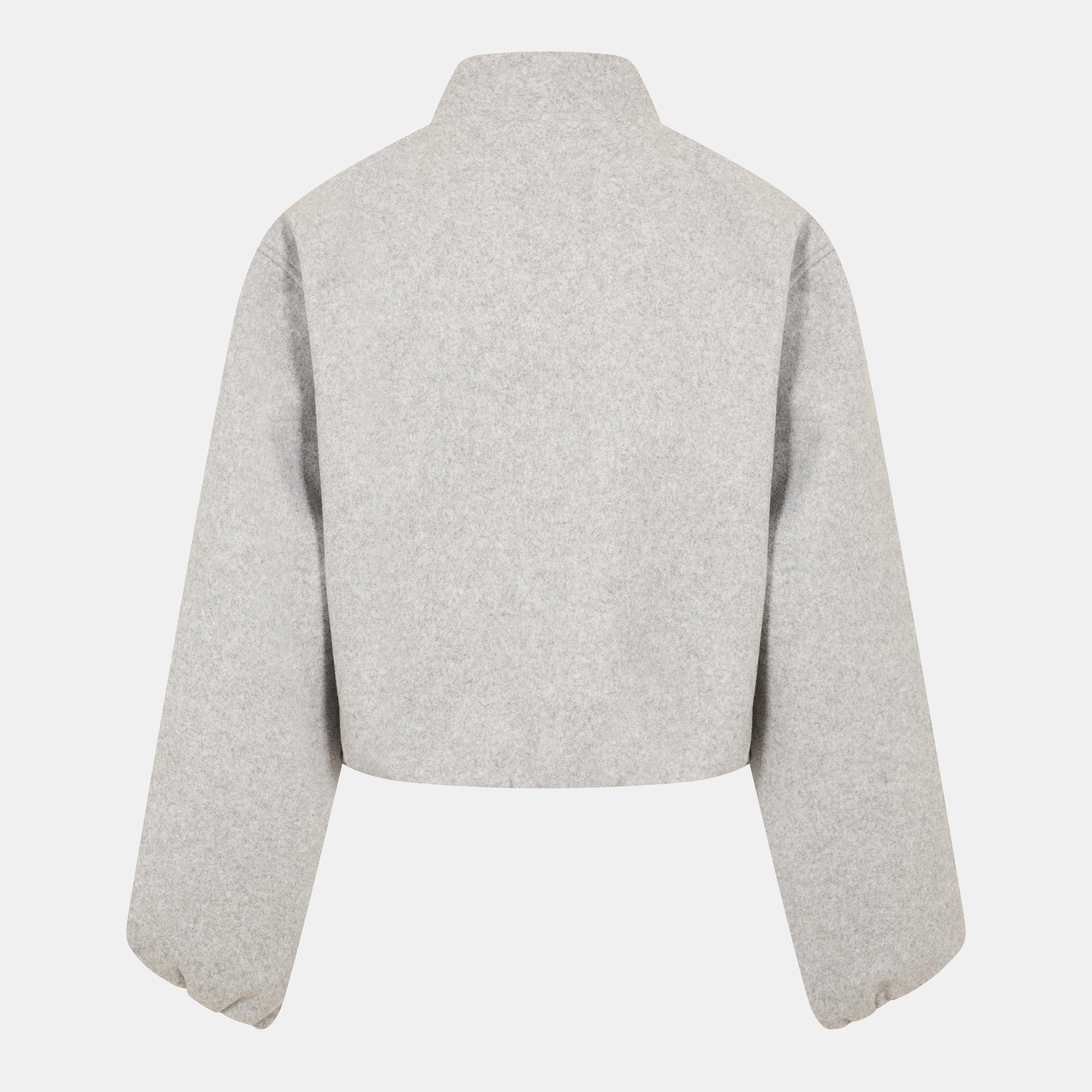 Grey - DKNY - Women's  Logo Bomber Jacket - 2