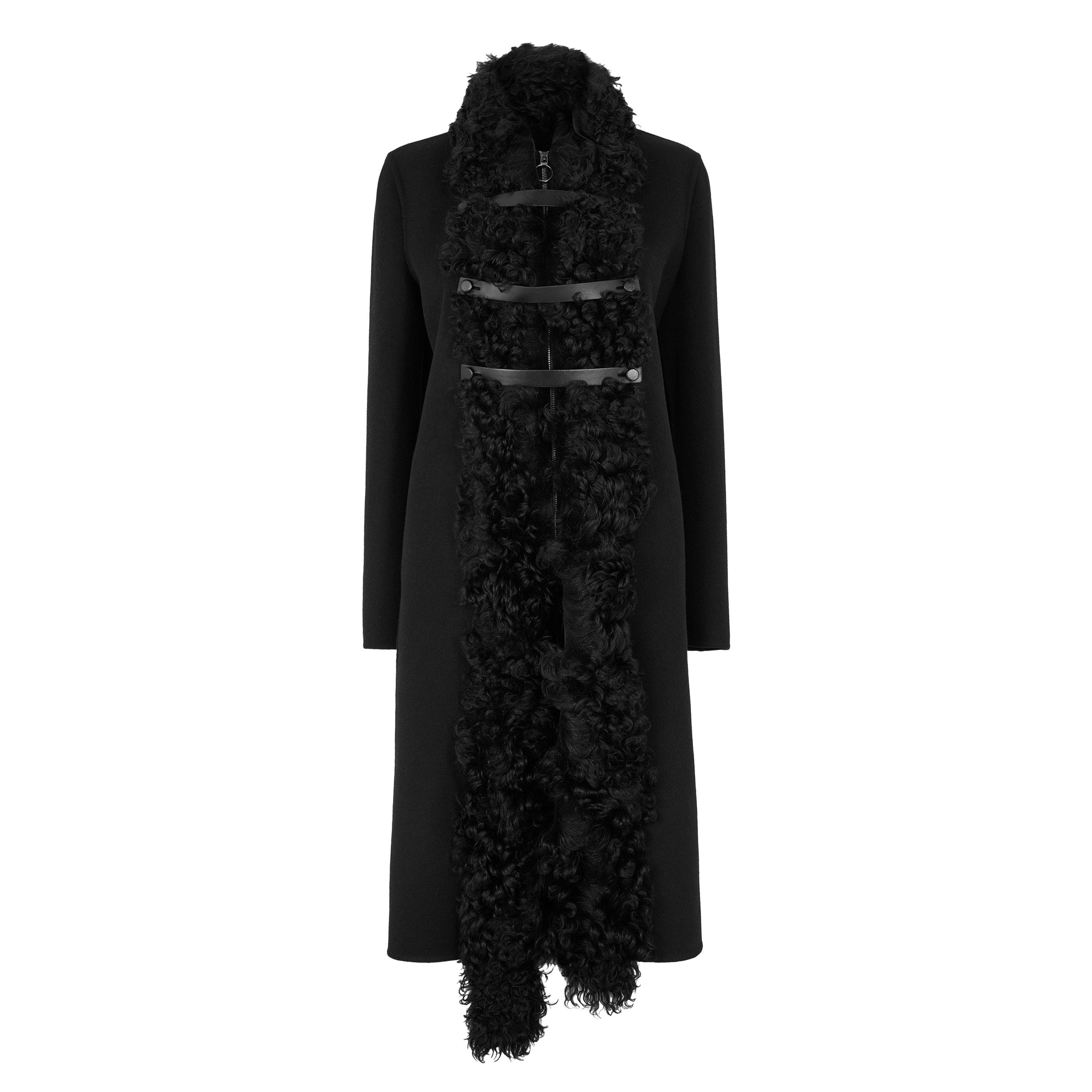 Fendi Fendi Wool Shearling Coat - Image 4