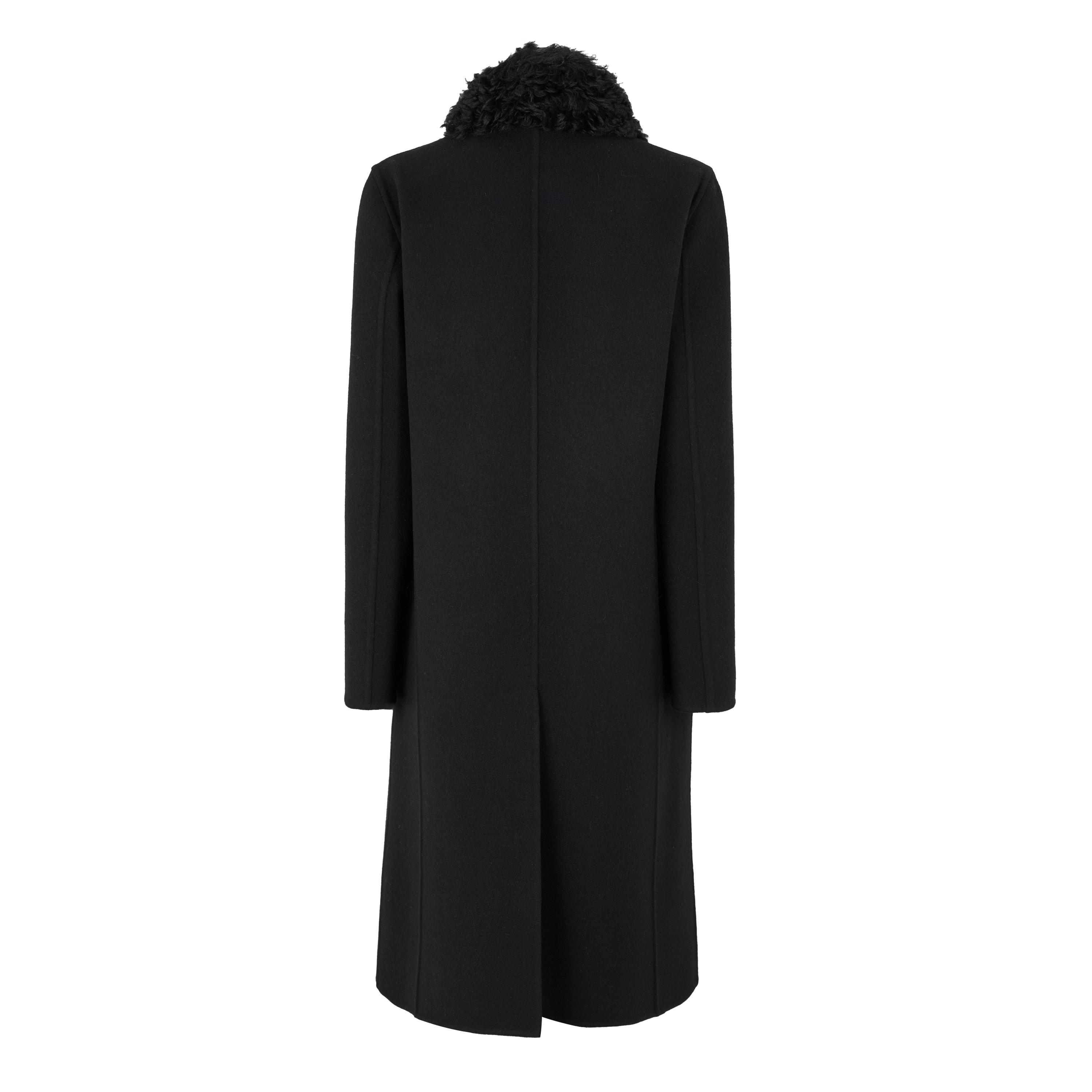 Black - Fendi - Fendi Wool Coat Ld64 - 2
