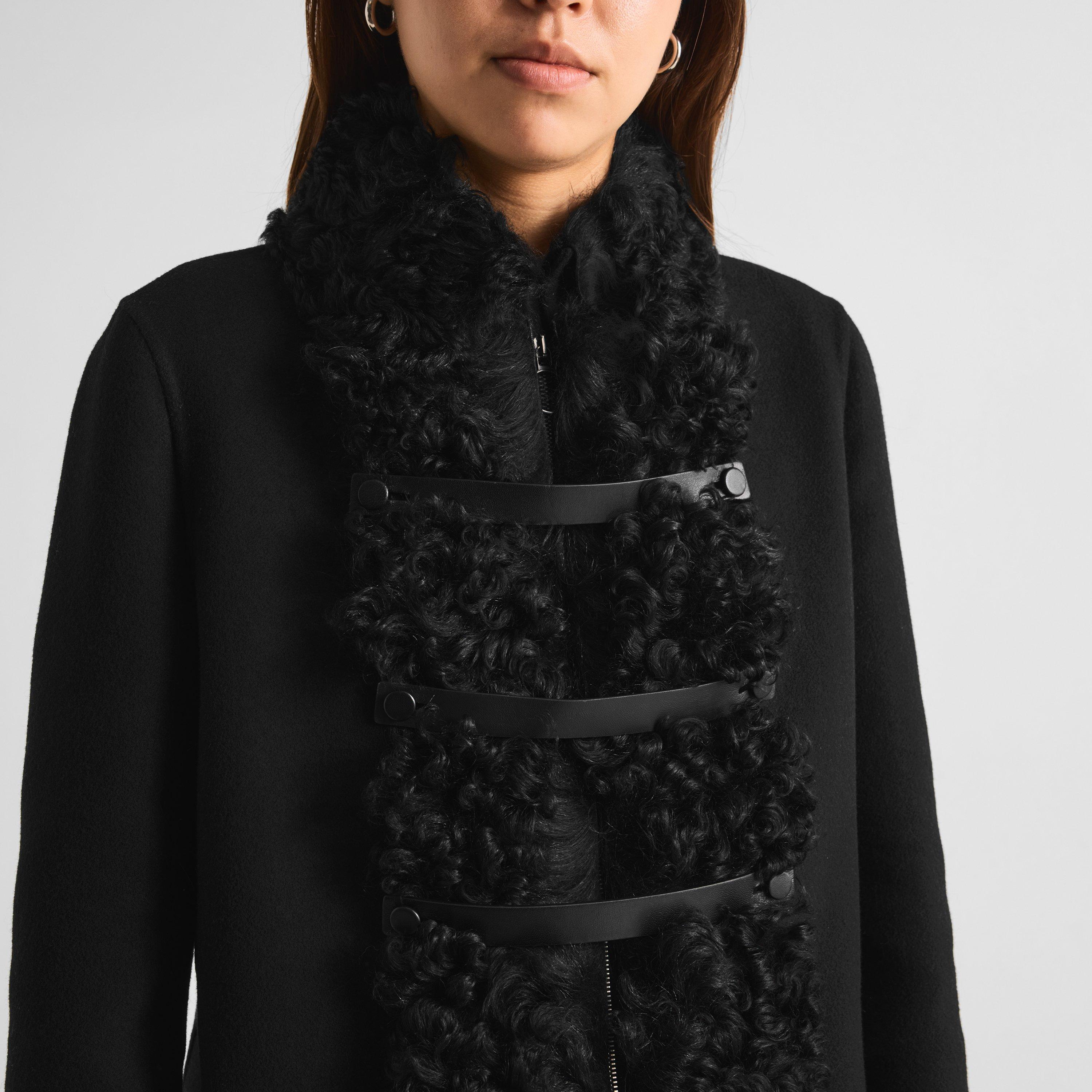 Black - Fendi - Fendi Wool Coat Ld64 - 5