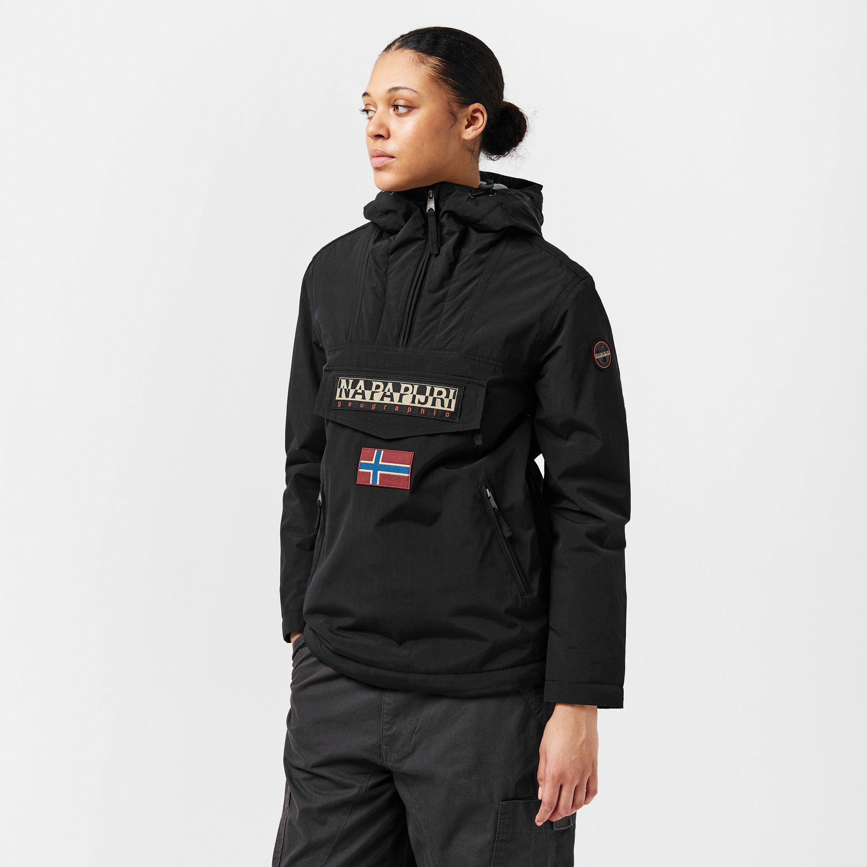 Black - Napapijri - Women's Rainforest Waterproof Winter Rain Anorak - 3