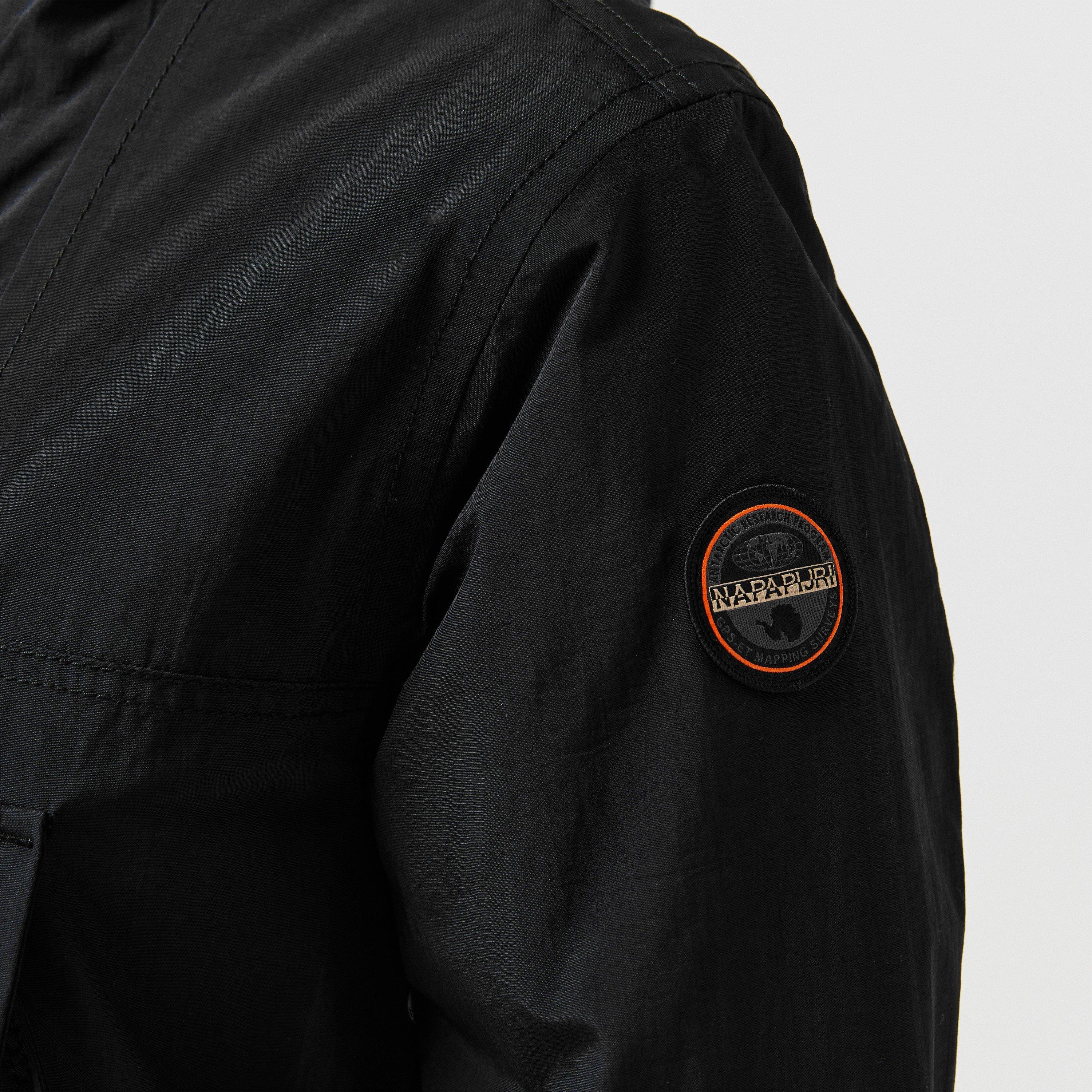 Black - Napapijri - Women's Rainforest Waterproof Winter Rain Anorak - 5