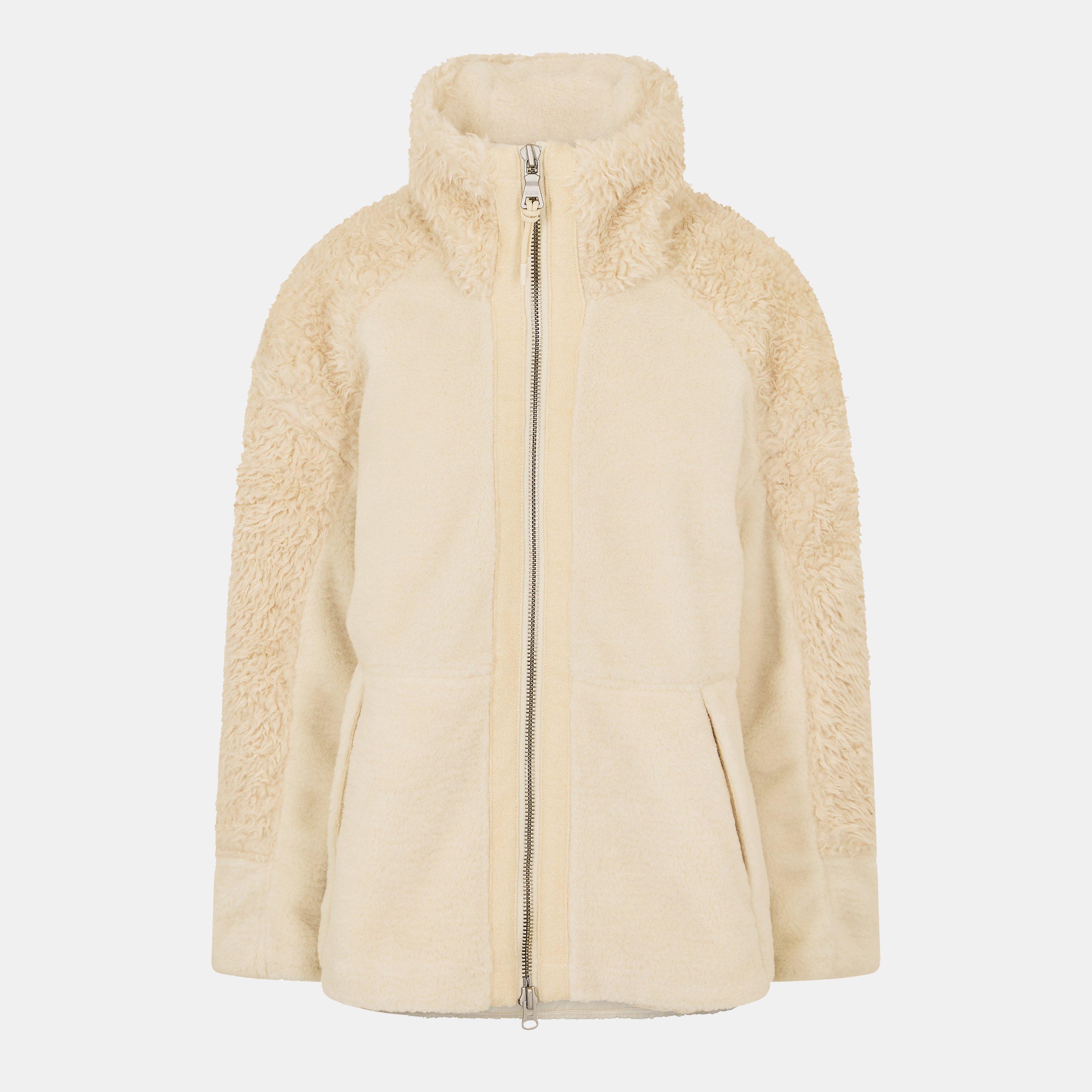Beige Dimity - Napapijri - Women's Napa Falkner Soft Textured Teddy Coat - 1