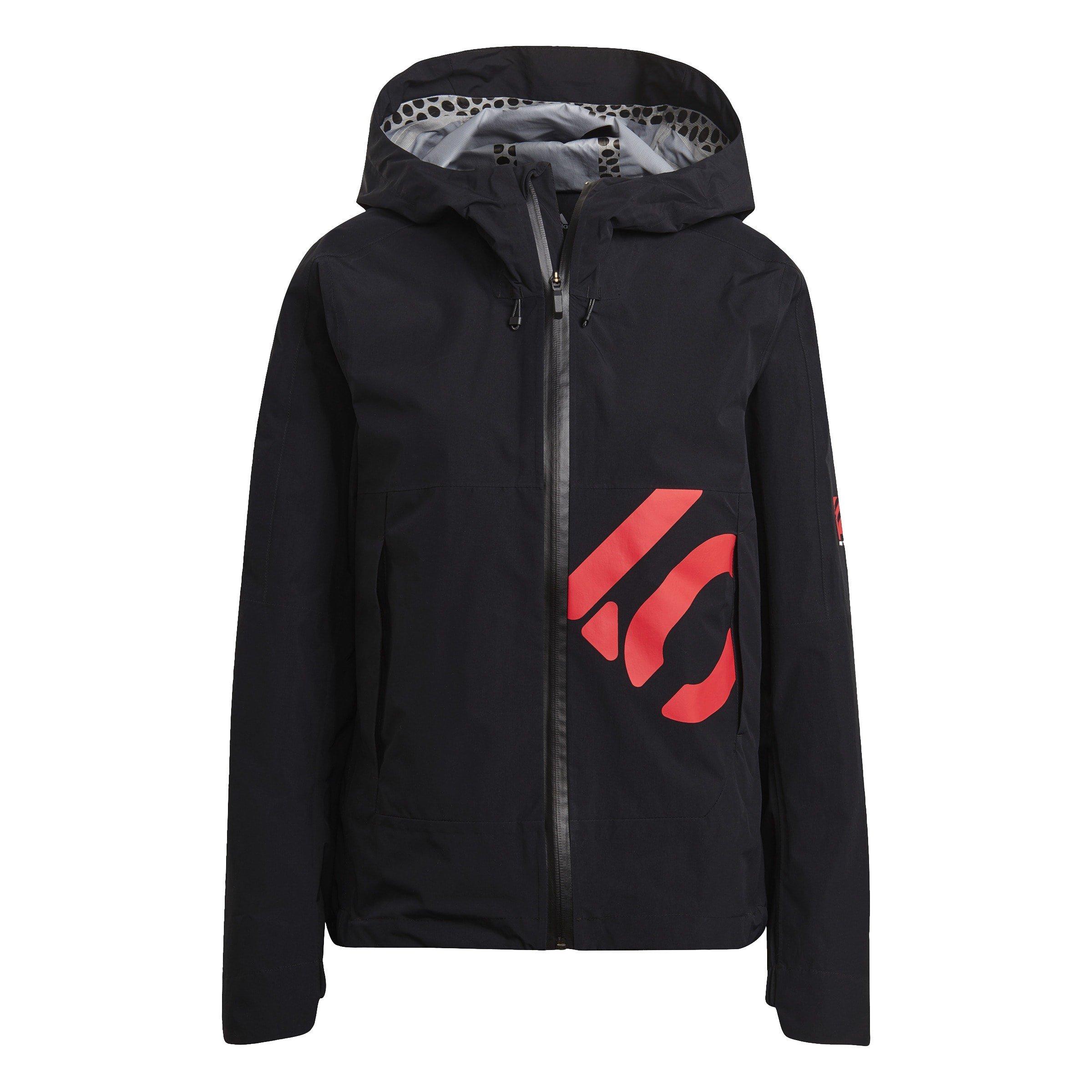Black - Five Ten - Women's All-Mountain Waterproof Long Sleeve Rain Anorak