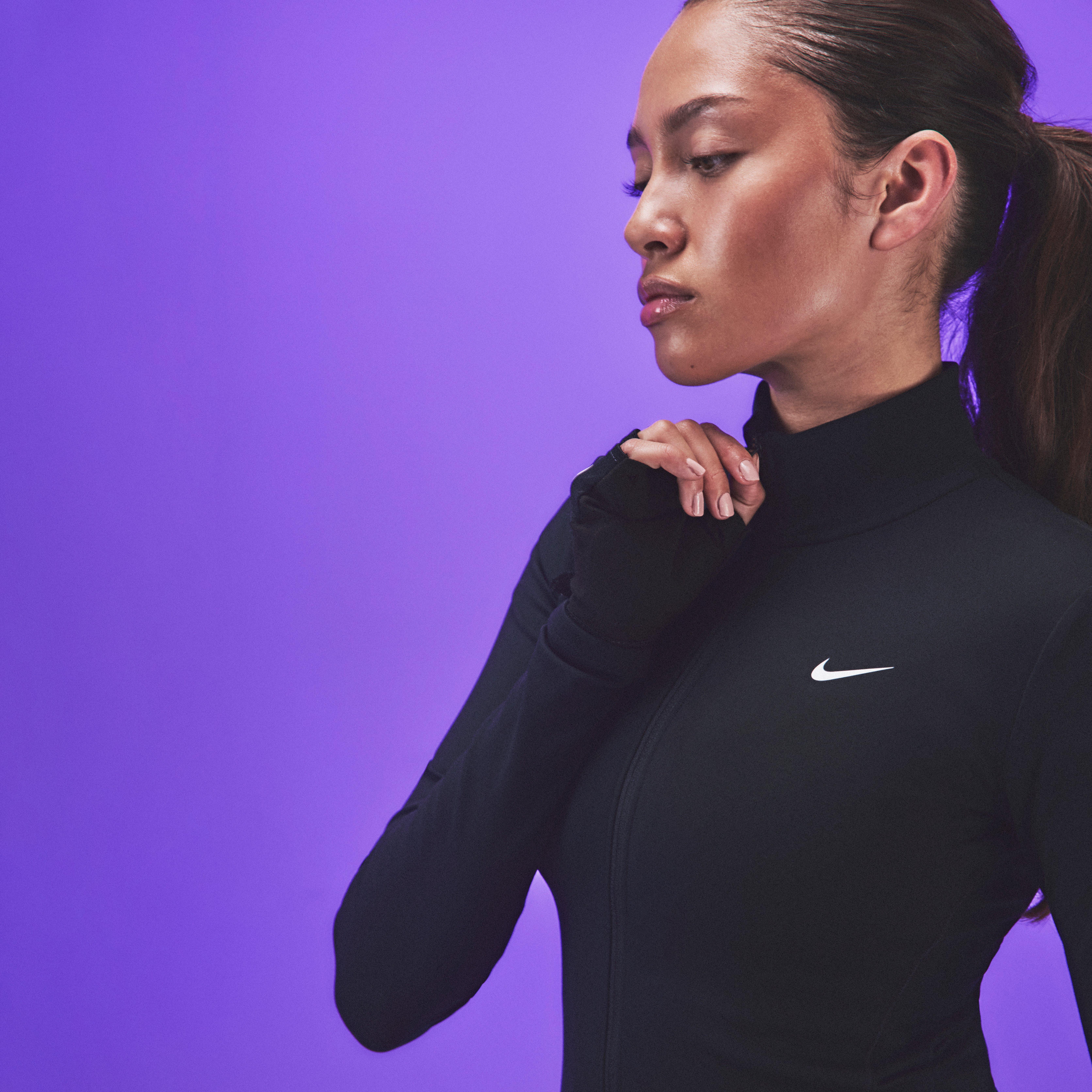 Black - Nike - One FZ Perf Jkt Ld00 - 5