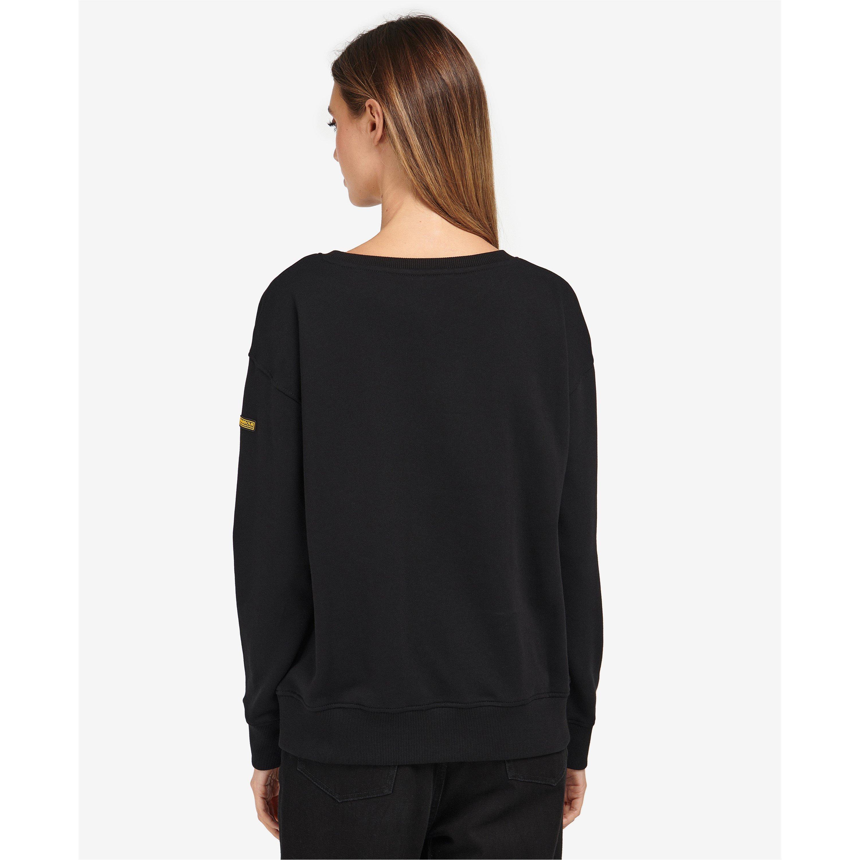 Black - Barbour International - Chequer Overlayer Sweatshirt - 3