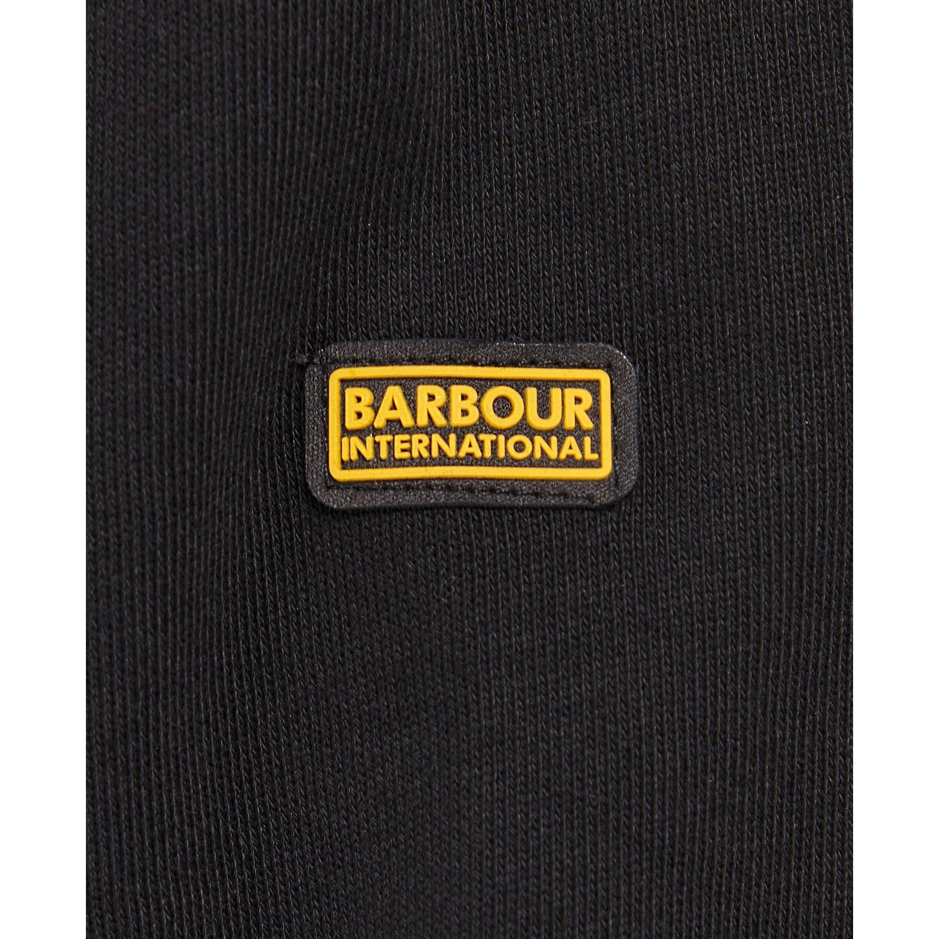 Black - Barbour International - Chequer Overlayer Sweatshirt - 7