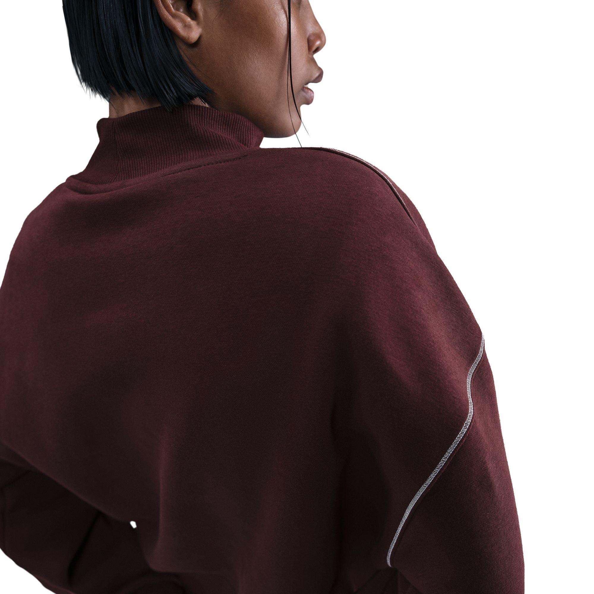 Burgundy Crush - Nike - Women's Speed Crew Sweatshirt - 2