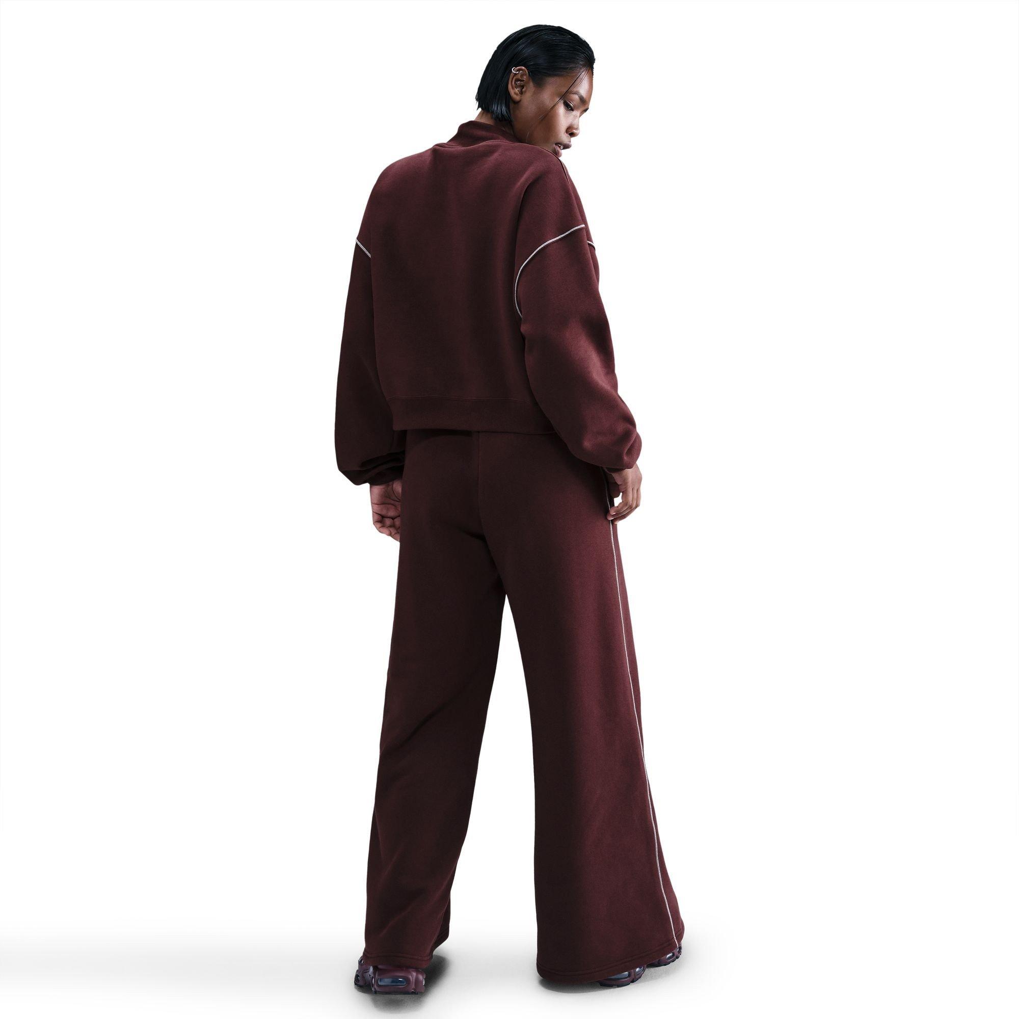 Burgundy Crush - Nike - Women's Speed Crew Sweatshirt - 4