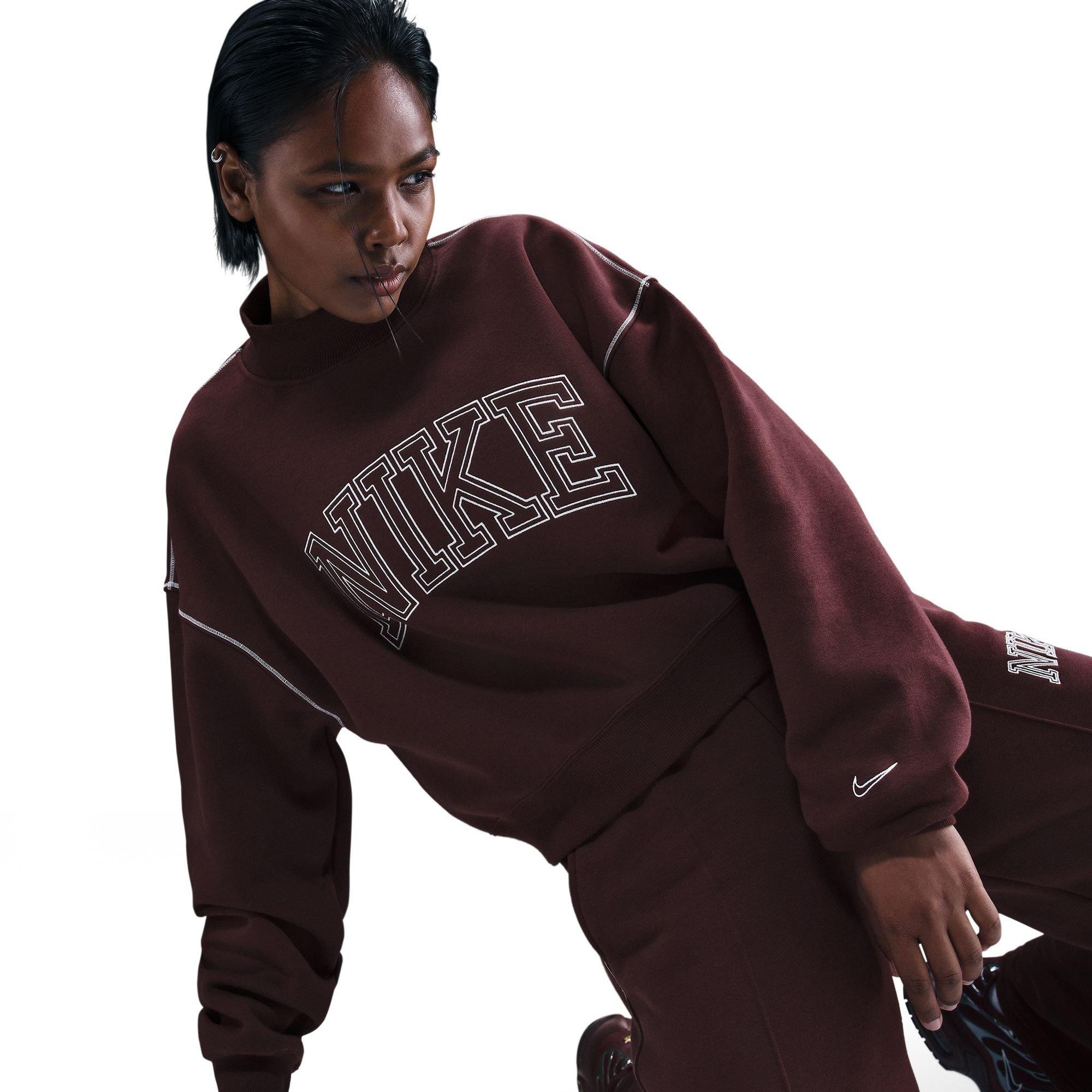 Burgundy Crush - Nike - Women's Speed Crew Sweatshirt - 5