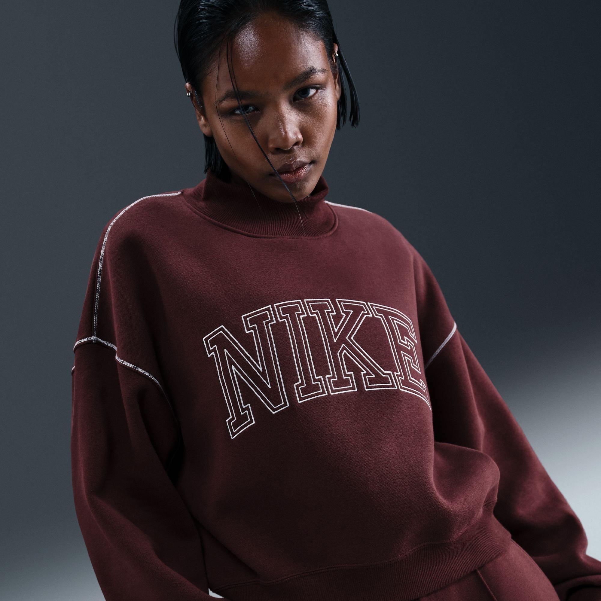 Burgundy Crush - Nike - Women's Speed Crew Sweatshirt - 6