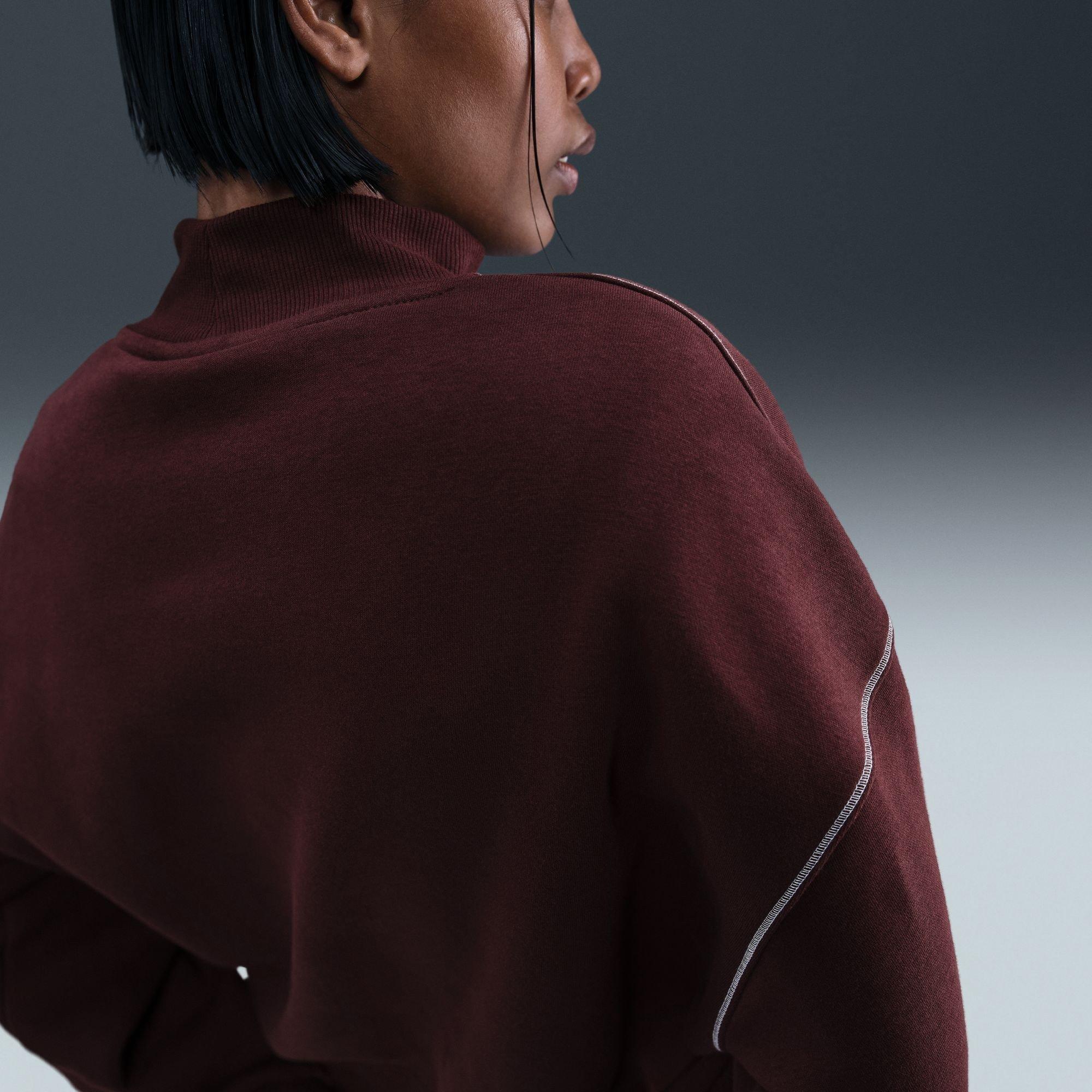 Burgundy Crush - Nike - Women's Speed Crew Sweatshirt - 9